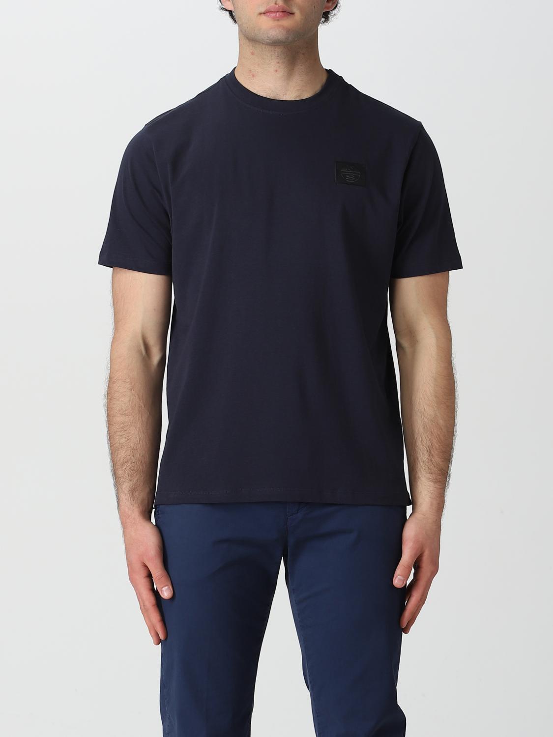 NORTH SAILS T-SHIRT: T-shirt North Sails in cotone stretch, Blue - Img 1