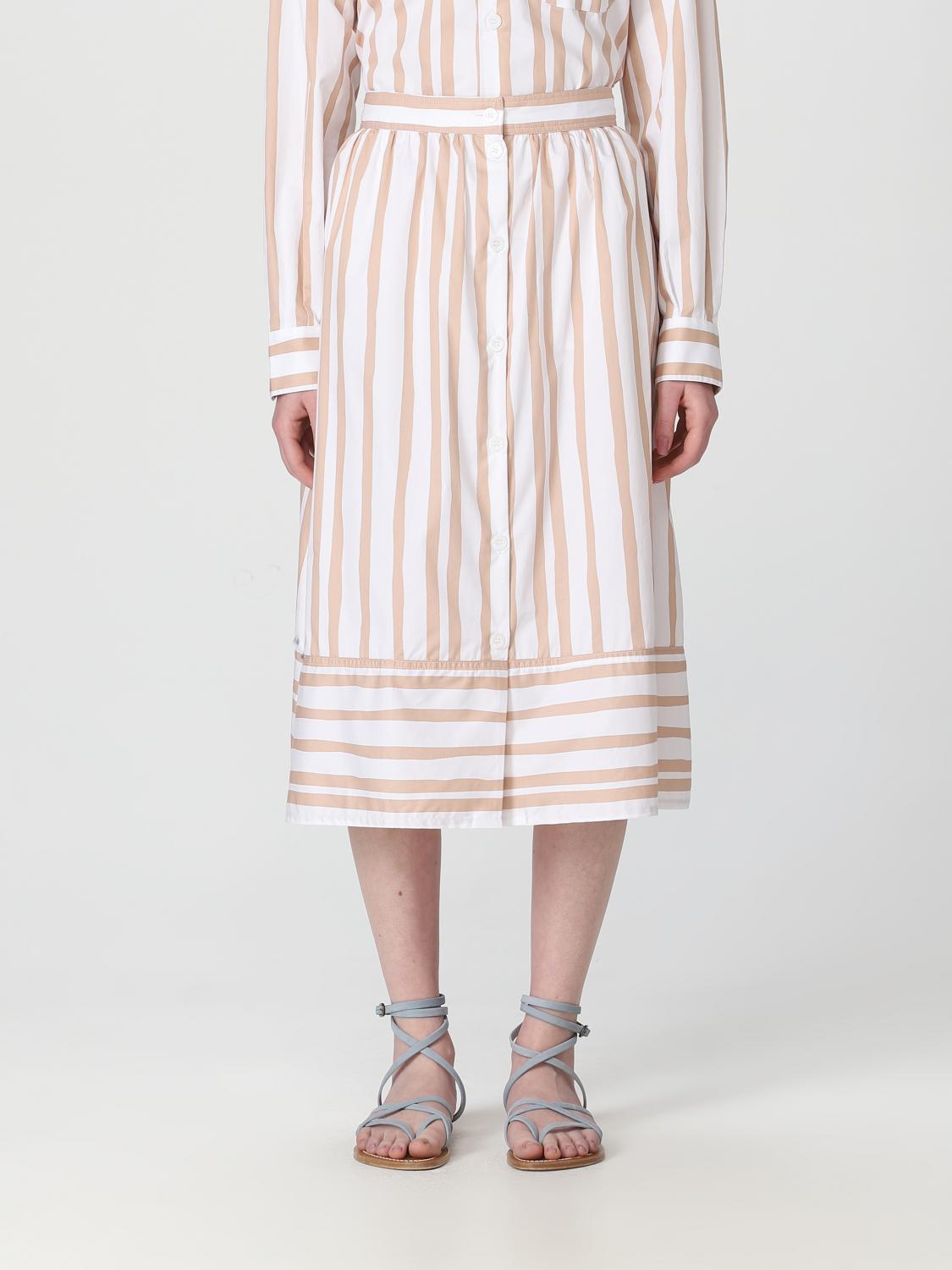 A.P.C. GONNA: Gonna Violeta A.P.C. in cotone, Marrone - Img 1