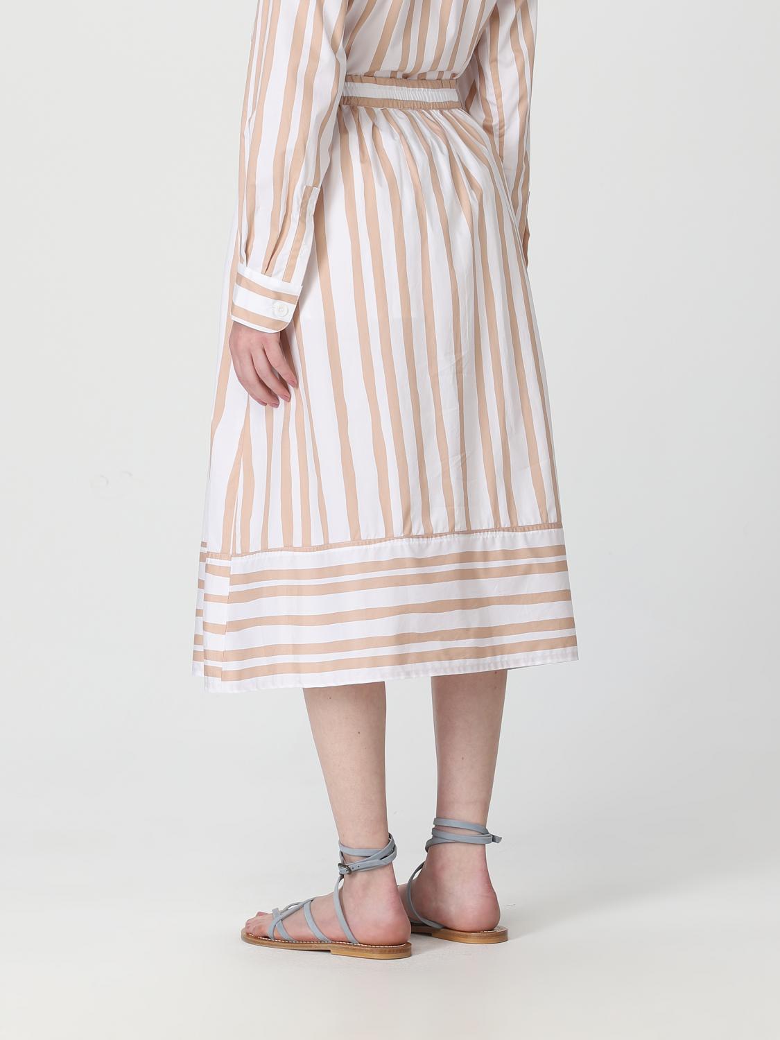 A.P.C. GONNA: Gonna Violeta A.P.C. in cotone, Marrone - Img 3