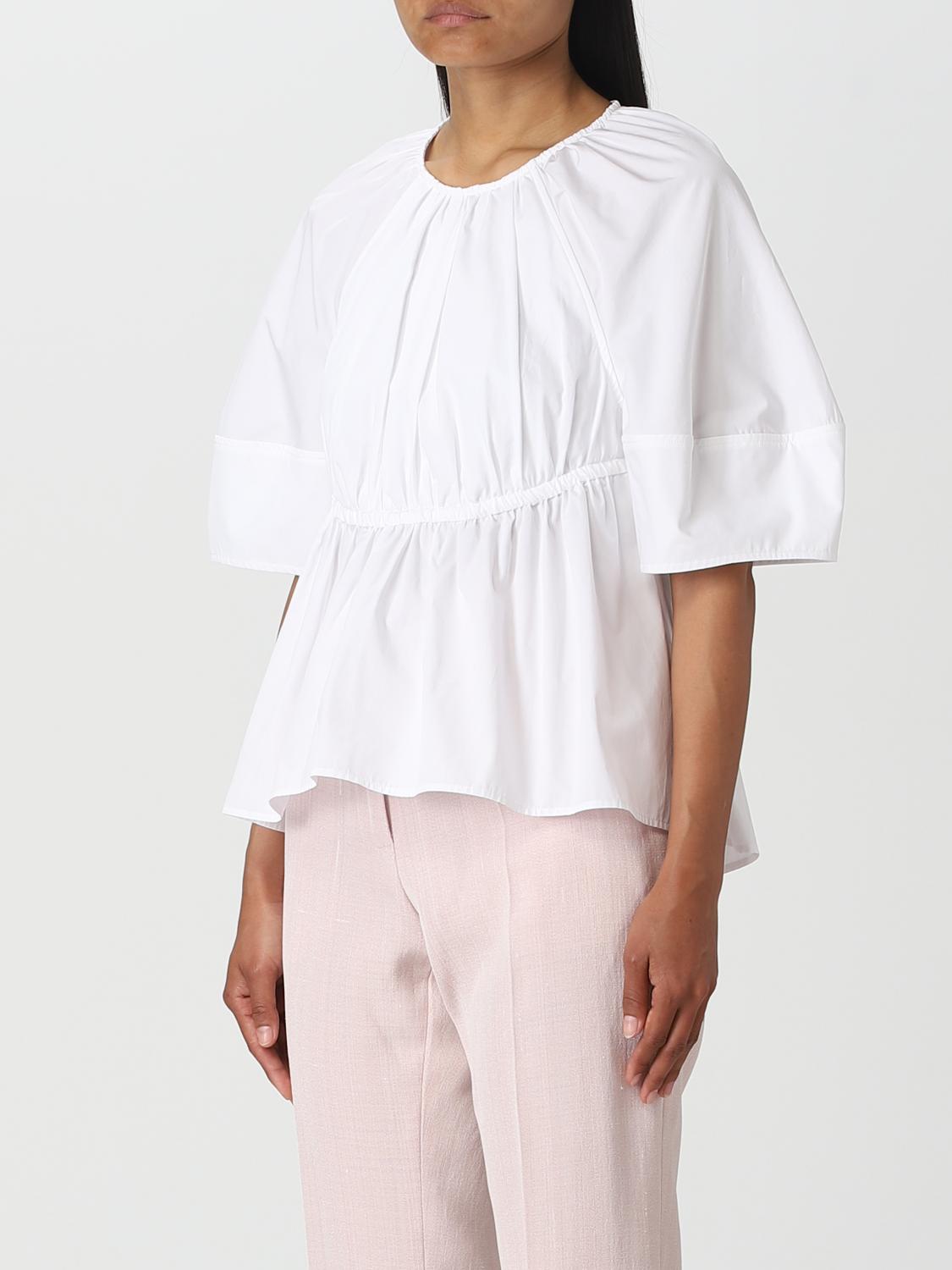 JIL SANDER: Top woman - White | Jil Sander top J02NC0103J4514