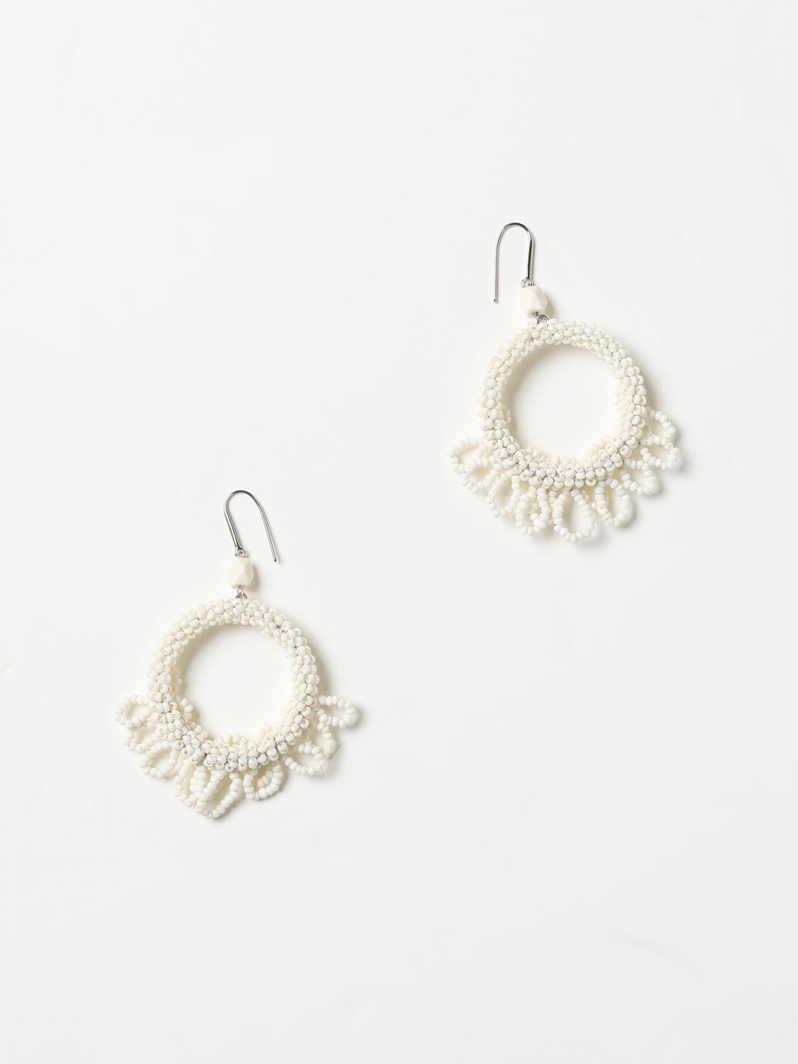 ISABEL MARANT ETOILE GIOIELLO: Orecchini Isabel Marant Etoile in osso, Argento - Img 1