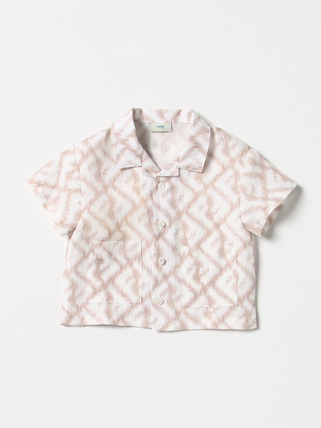 Kids' Linen Shirt FAN PALM main image 1