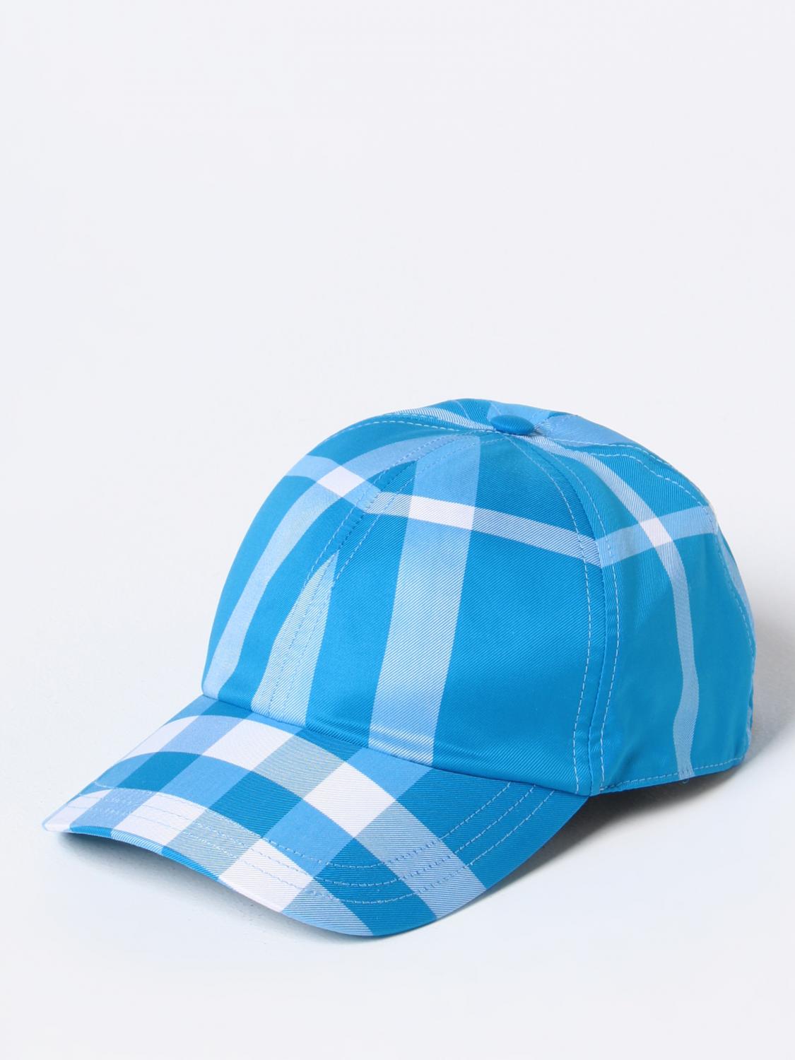Burberry hat in printed cotton - Blue | 8069367 | GIGLIO.COM display picture 1