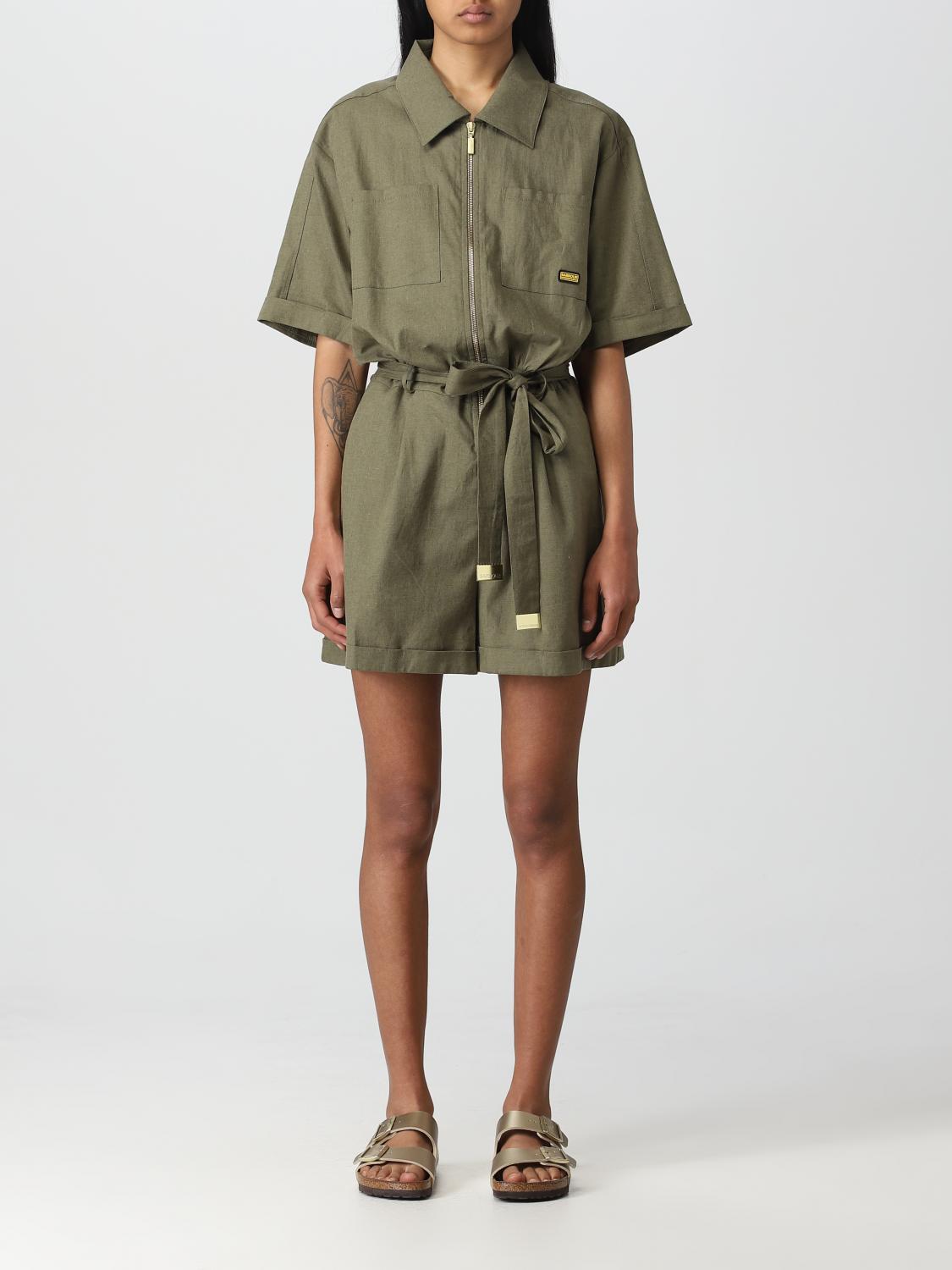barbour green dress Barbour DAISON MINI DRESS - Day dress - kelly green/grey