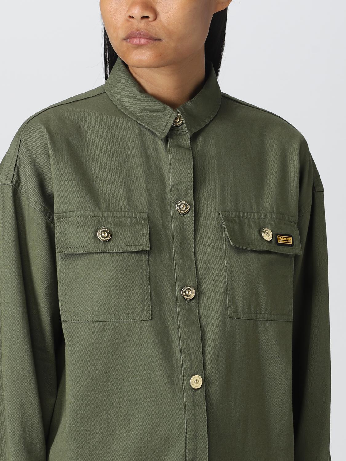 BARBOUR SHIRT: Shirt woman Barbour, Green - Img 4