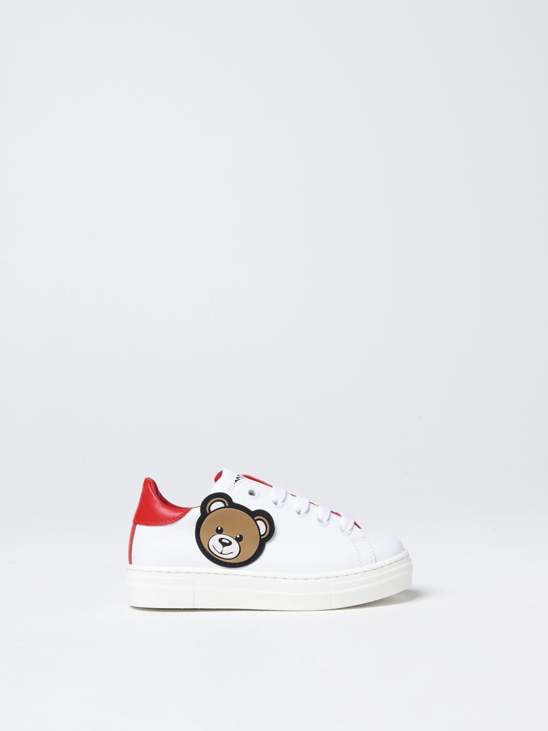 MOSCHINO: Scarpe bambino Baby Bianco Scarpe Moschino 74446