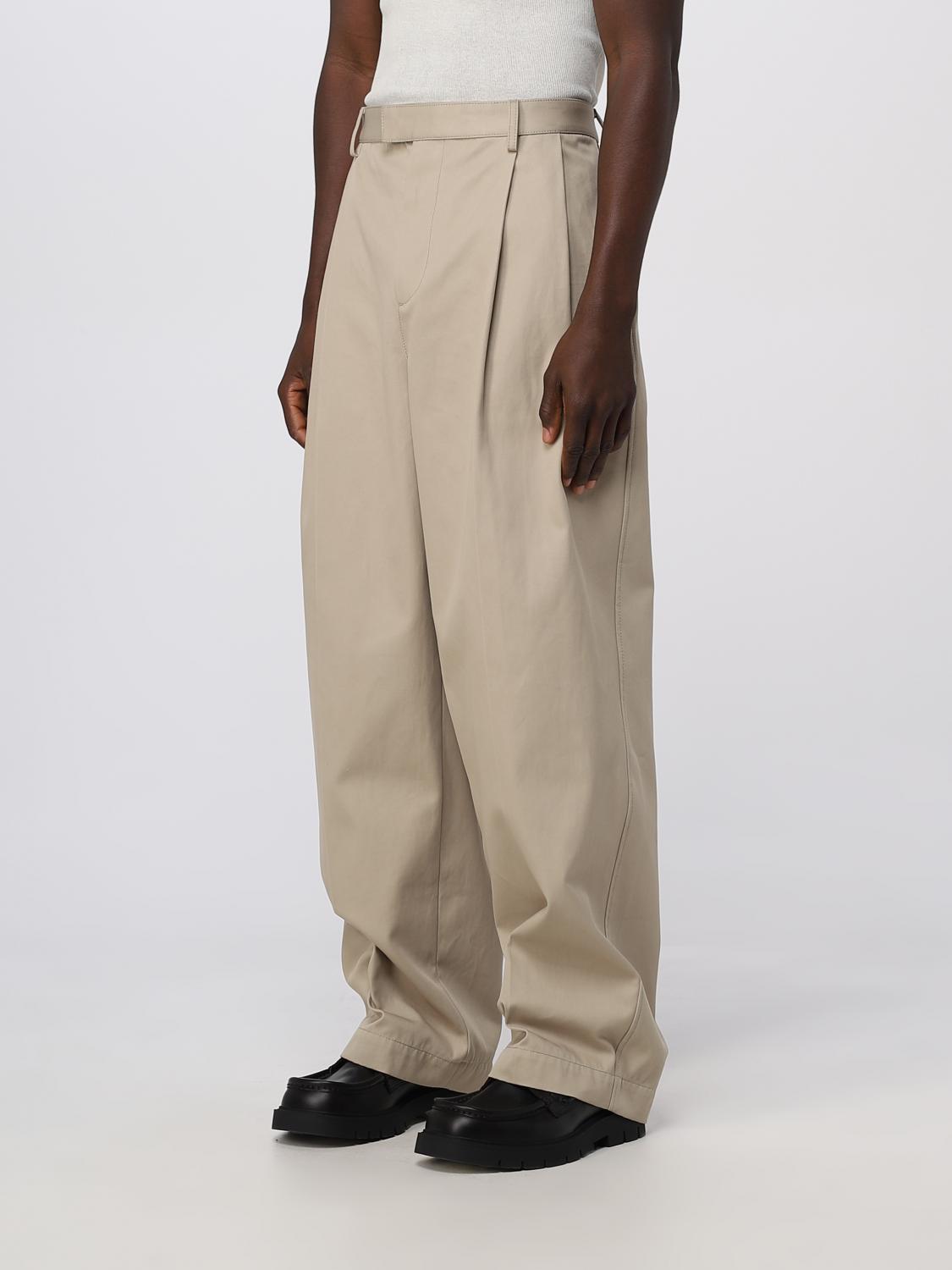 BOTTEGA VENETA: twill pants - Beige | Bottega Veneta pants BOTTEGA VENETA: twill pants - Beige | Bottega Veneta pants