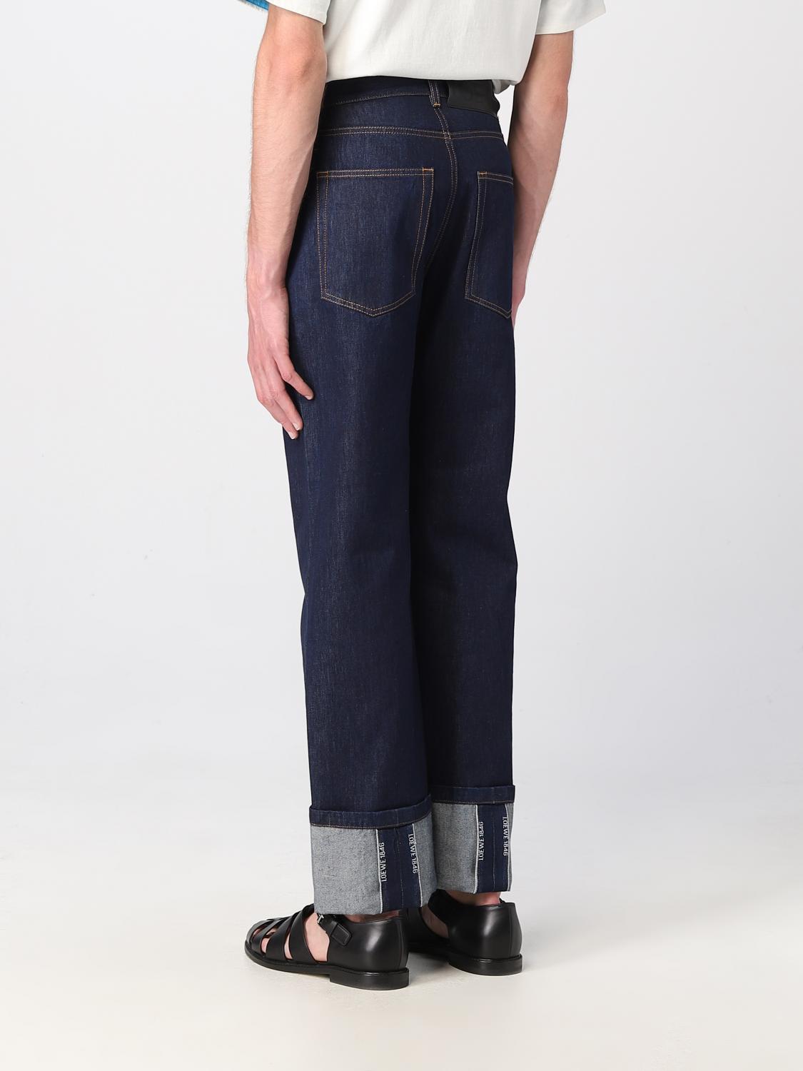 LOEWE JEANS: Loewe denim jeans, Indigo - Img 3