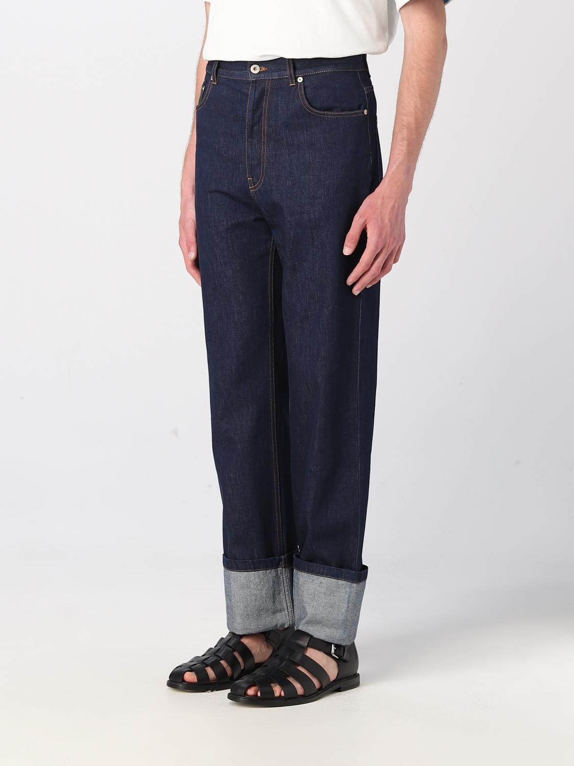 LOEWE JEANS: Loewe denim jeans, Indigo - Img 4