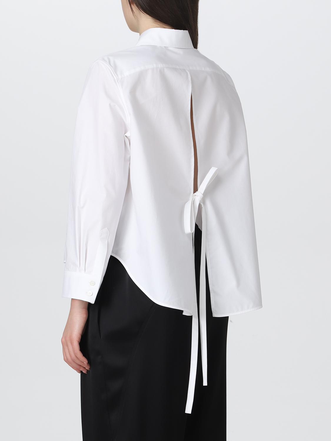 LOEWE: cotton poplin shirt - White | Loewe shirt S540Y05X40 online
