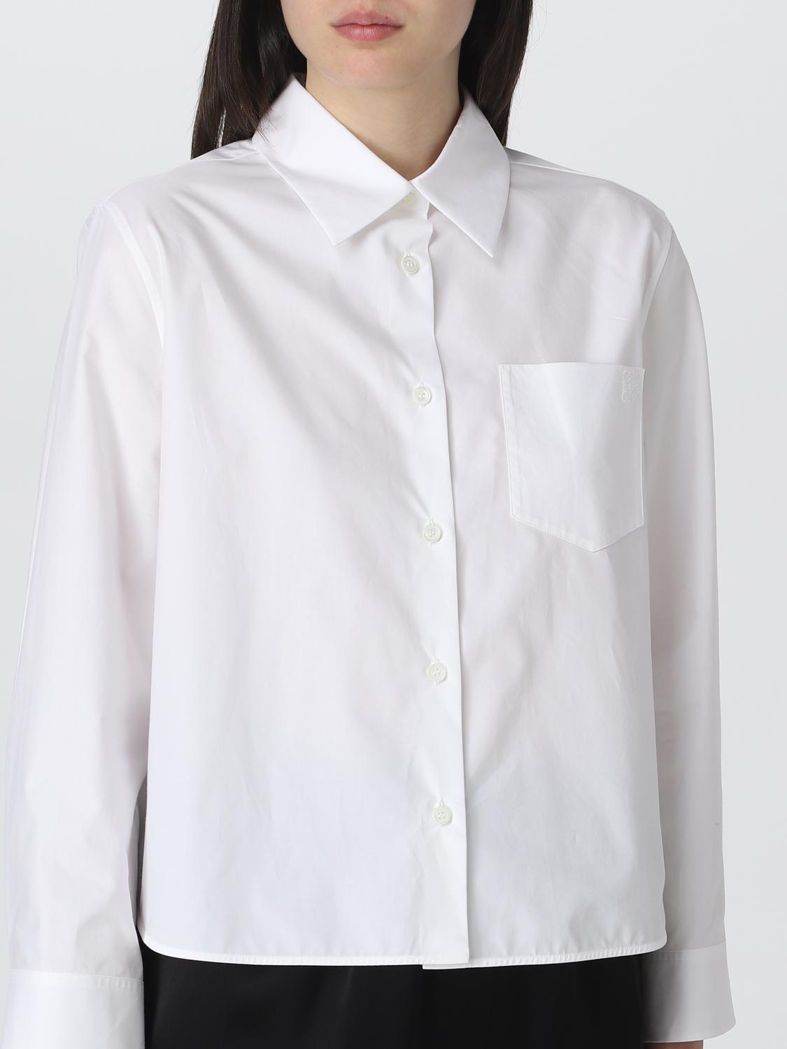 LOEWE: cotton poplin shirt - White | Loewe shirt S540Y05X40 online