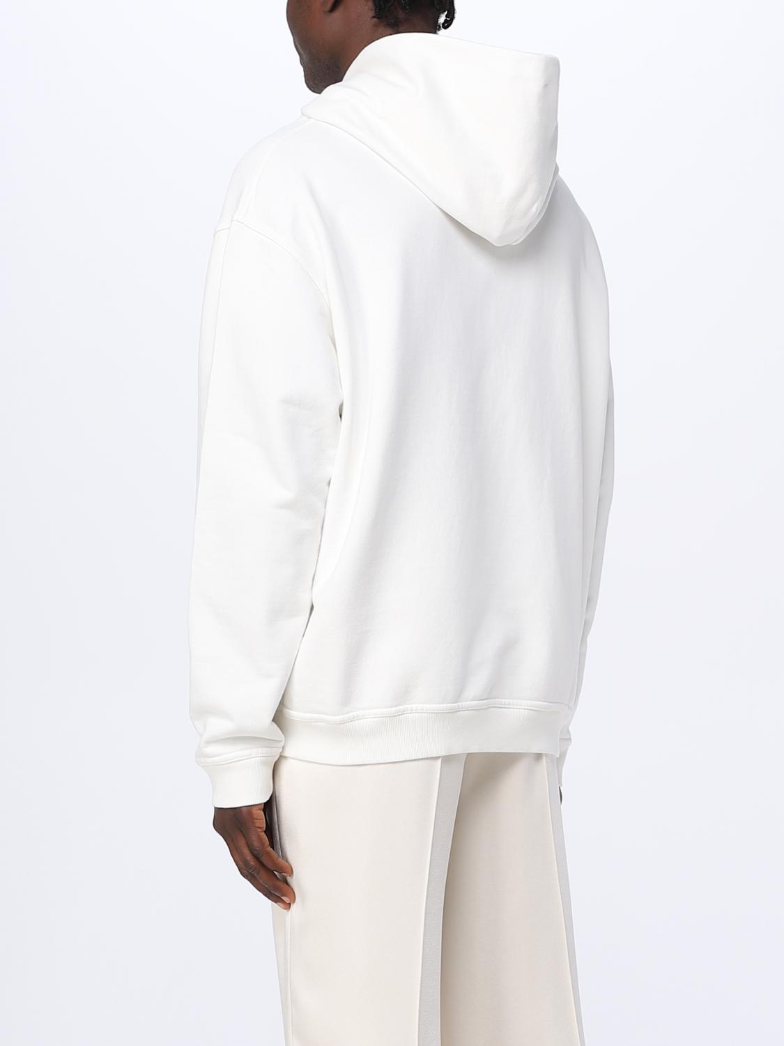 MAISON MARGIELA FELPA: Felpa Maison Margiela in cotone, Bianco - Img 3