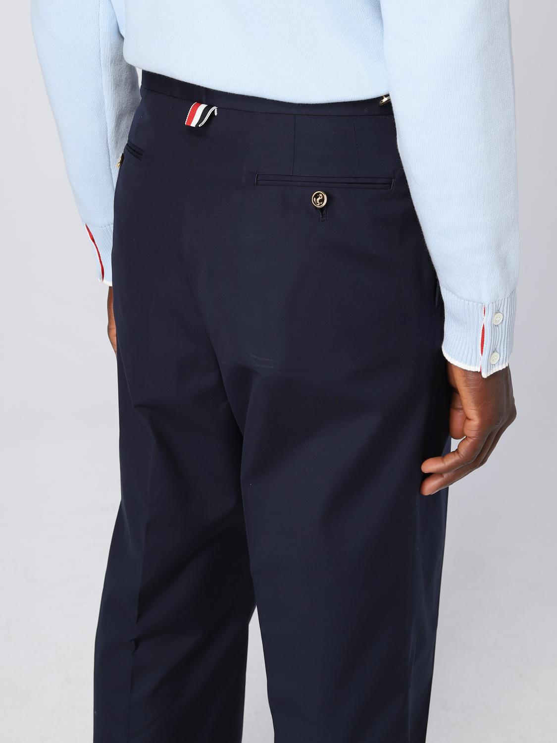 THOM BROWNE PANTS: Pants men Thom Browne, Blue - Img 5