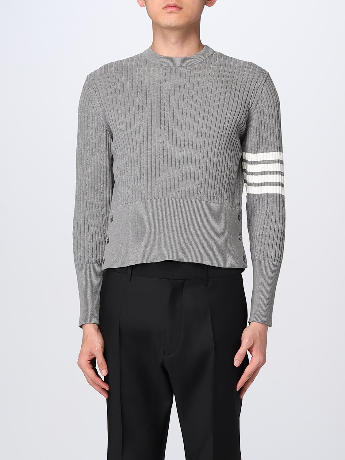 THOM BROWNE：セーター メンズ - グレー | GIGLIO.COMオンラインのThom 