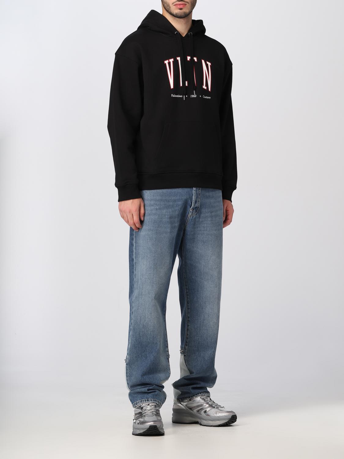 VALENTINO SWEATSHIRT: Pullover herren Valentino, Schwarz - Img 2