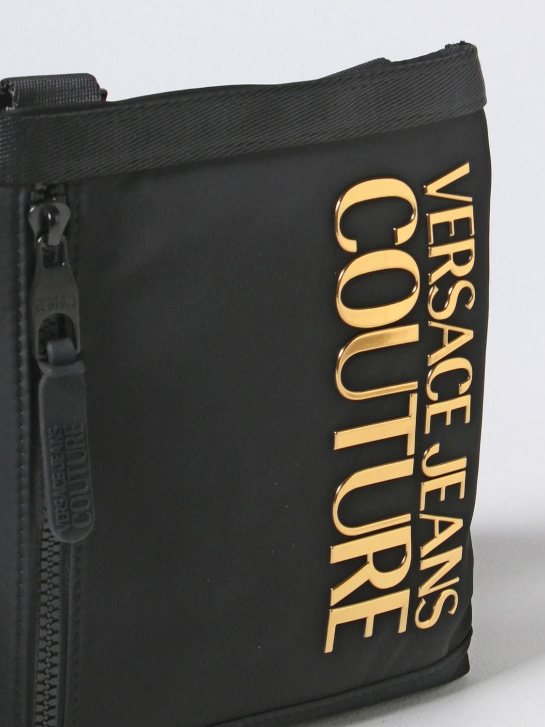 VERSACE JEANS COUTURE 숄더백: 가방 남성 Versace Jeans Couture, 블랙 - Img 3