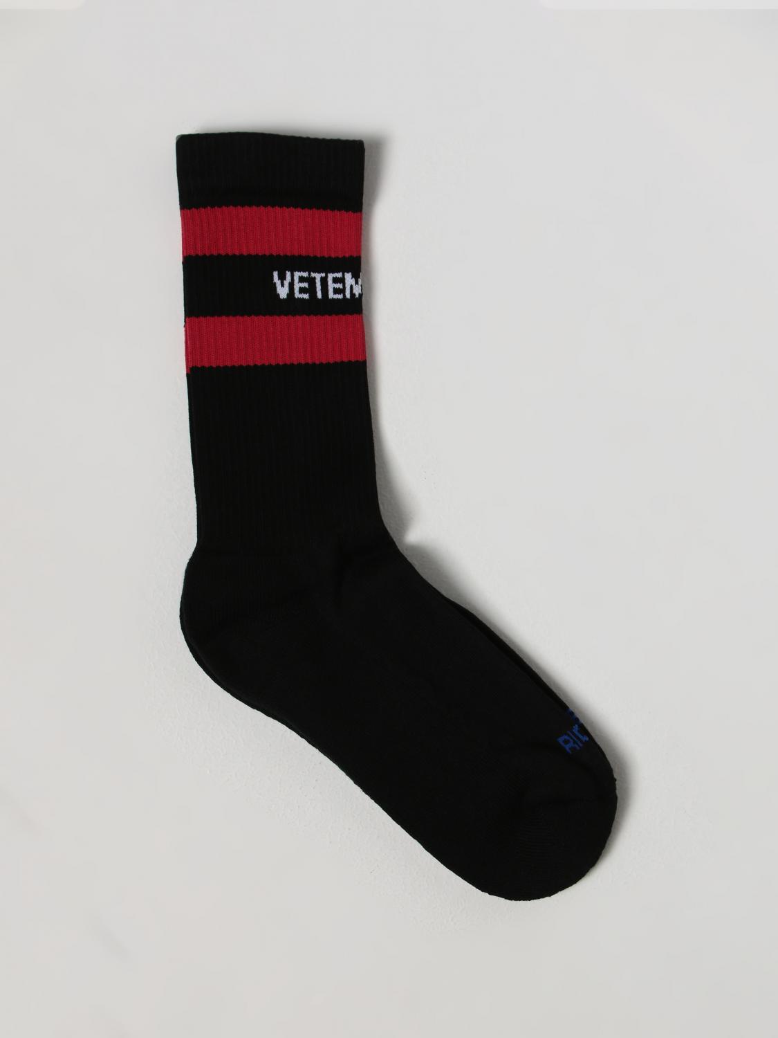 VETEMENTS CALCETINES: Calcetines hombre Vetements, Negro - Img 1