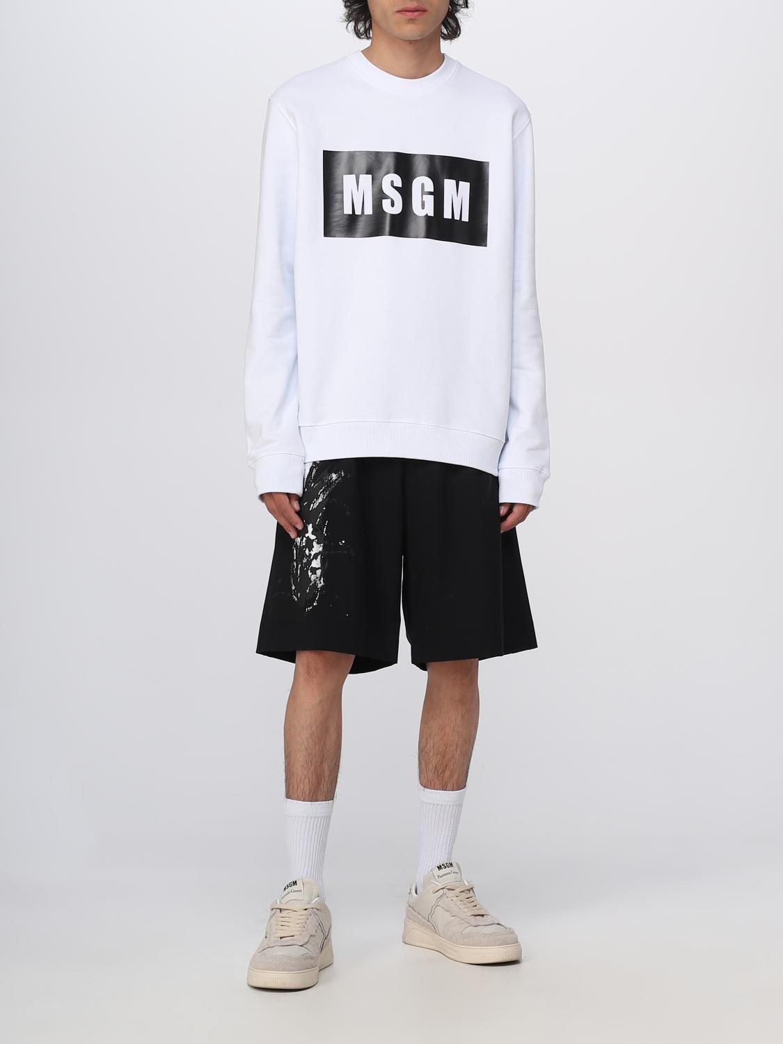 MSGM JERSEY: Jersey hombre MSGM, Blanco - Img 2
