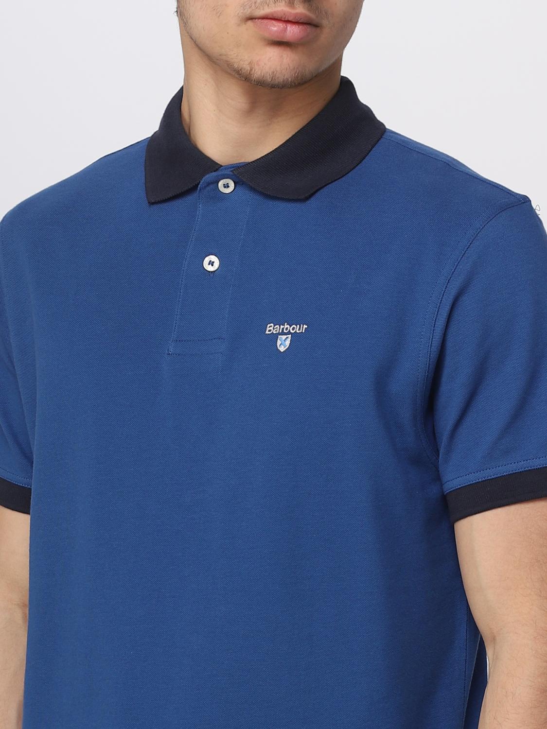 BARBOUR POLO SHIRT: Sweater men Barbour, Blue - Img 3