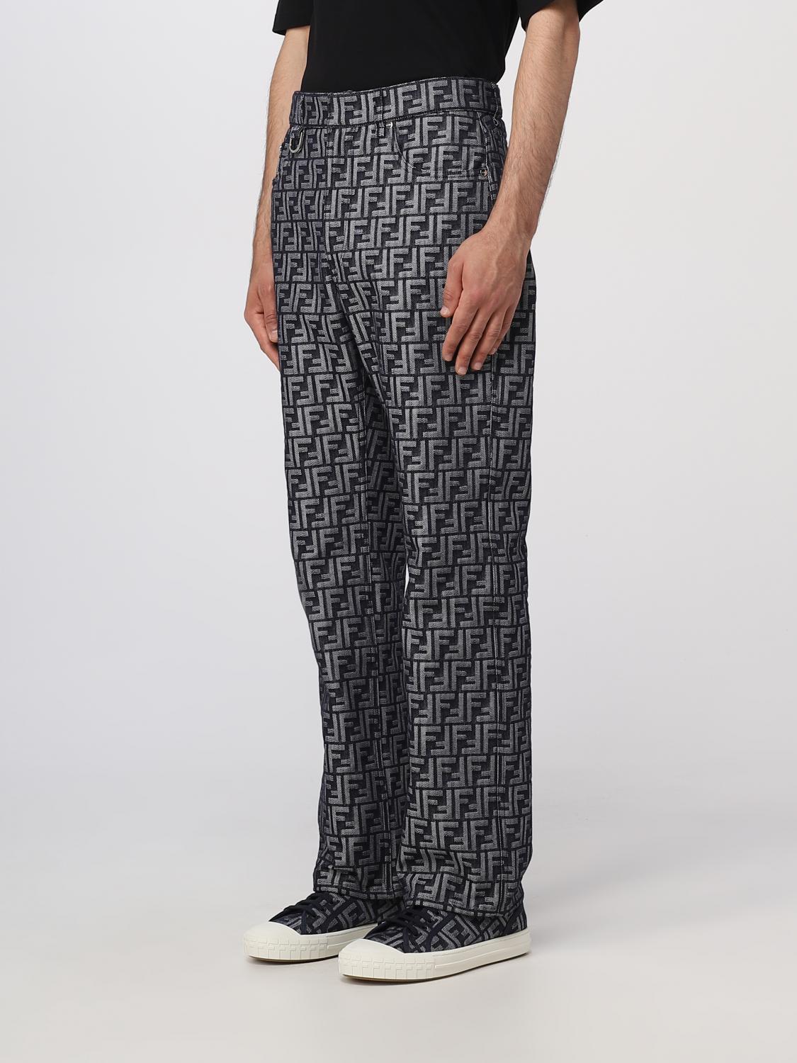Fendi denim pants - Grey | FLP302AMZ3 | GIGLIO.COM
