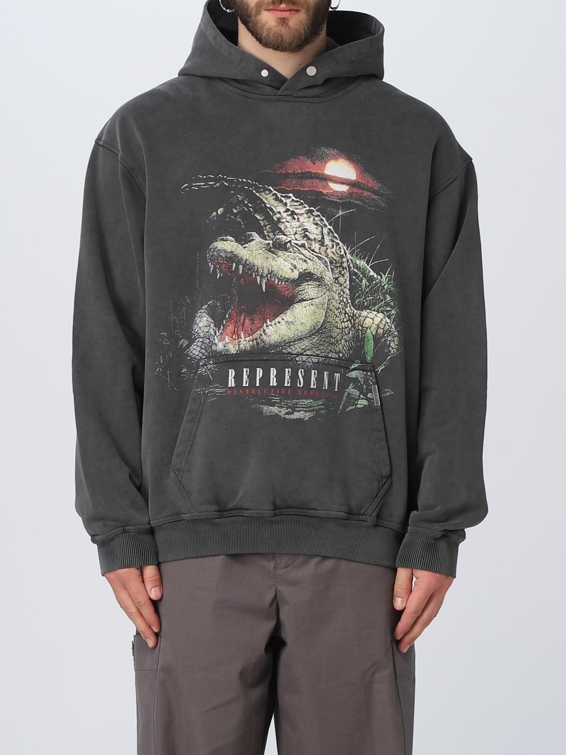 REPRESENT SWEATSHIRT: Sweatshirt herren Represent, Grau - Img 1