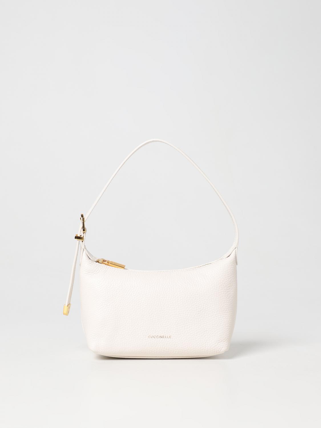 COCCINELLE: Borsa Best in pelle a grana - Nero | Borsa A Tracolla Coccinelle E5MMA55F401 online