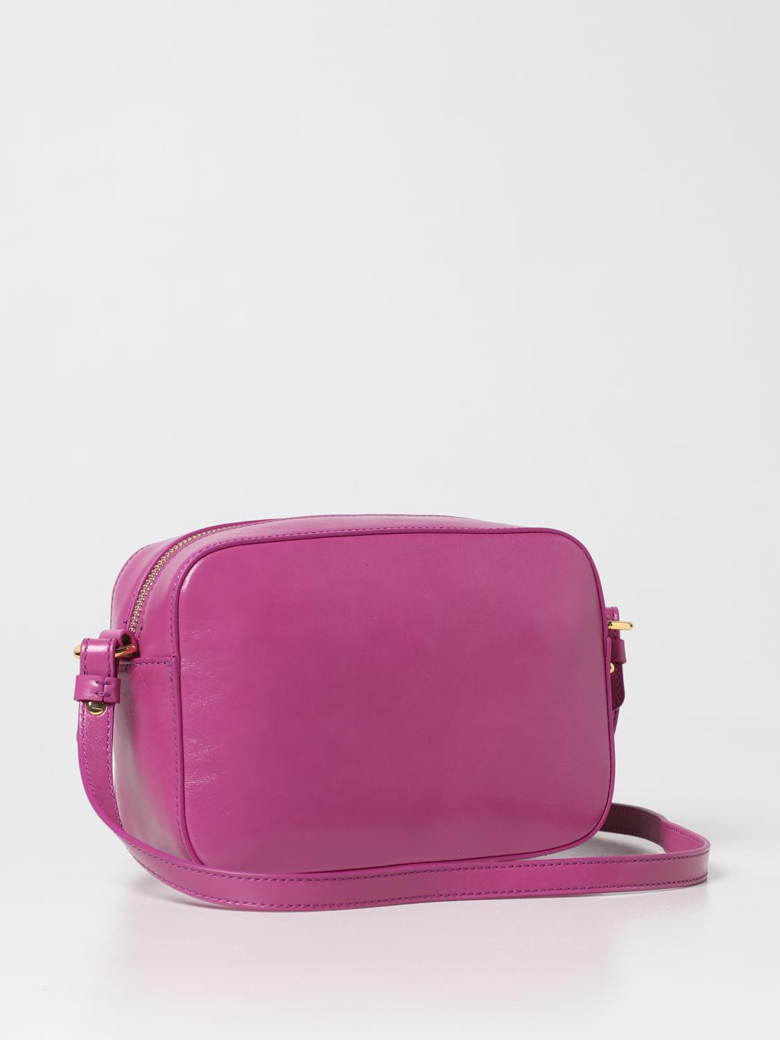 COCCINELLE BORSA MINI: Borsa Beat Soft Coccinelle in pelle bottalata, Viola - Img 2