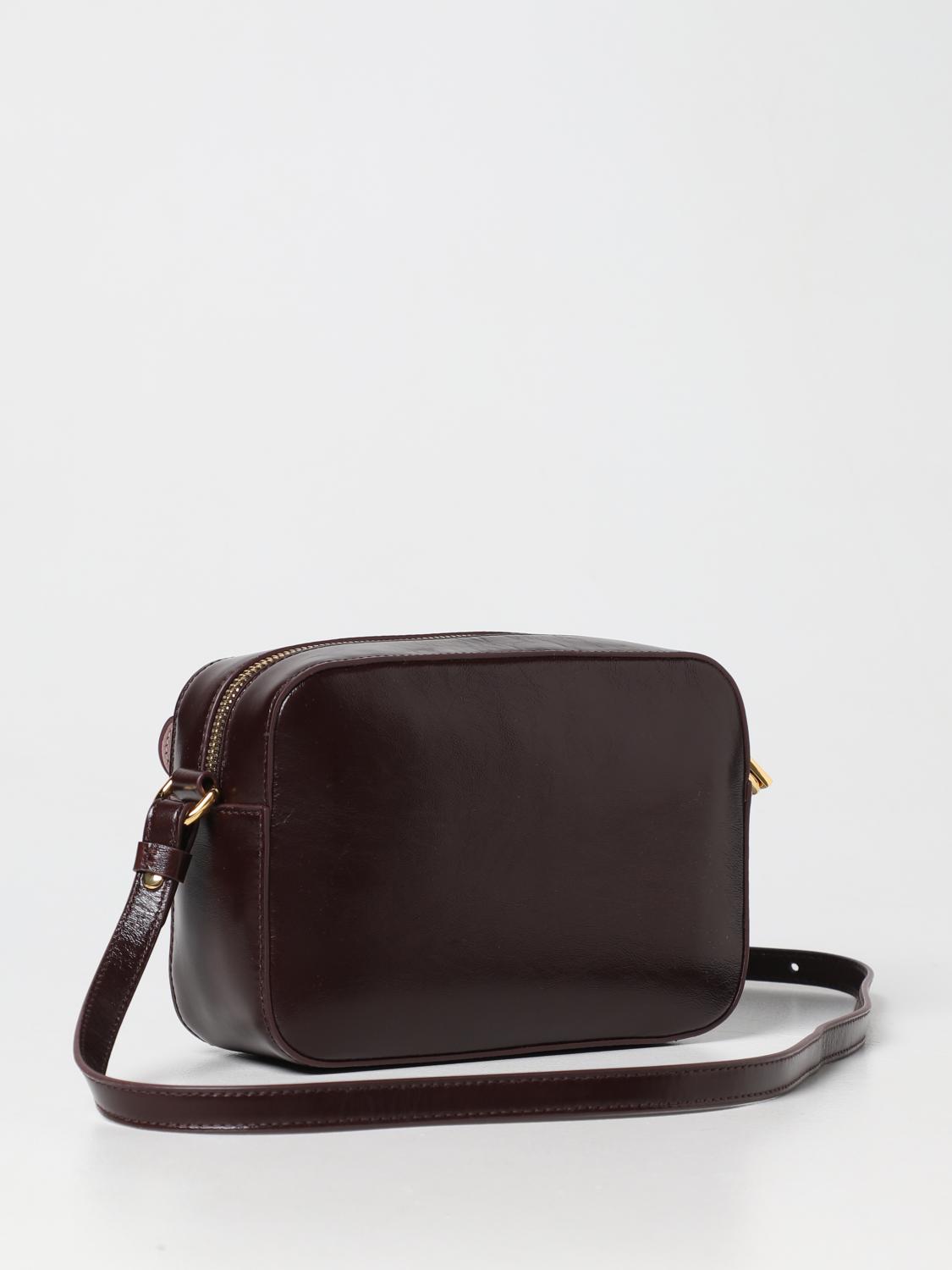 COCCINELLE BORSA MINI: Borsa Beat Soft Coccinelle in pelle bottalata, Moro - Img 2