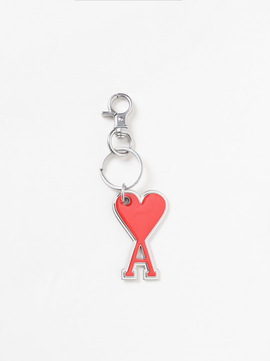 AMI PARIS KEYRING: Keyring men Ami Paris, Red - Img 1