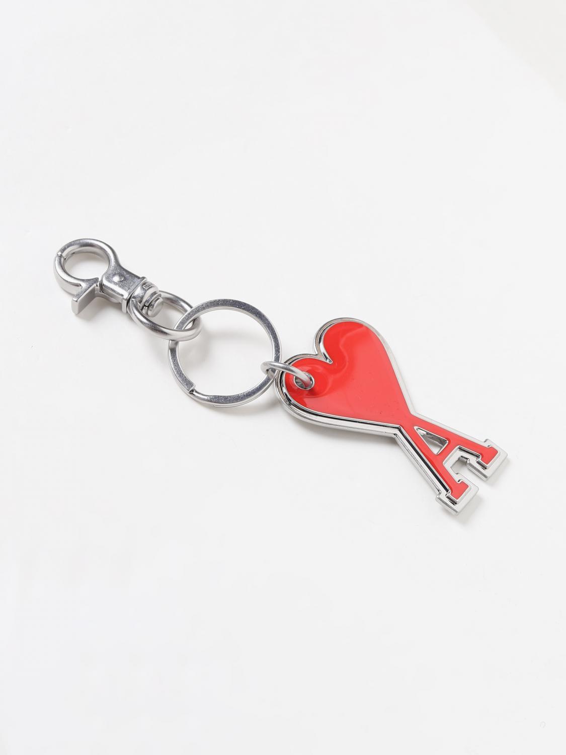 AMI PARIS KEYRING: Keyring men Ami Paris, Red - Img 2
