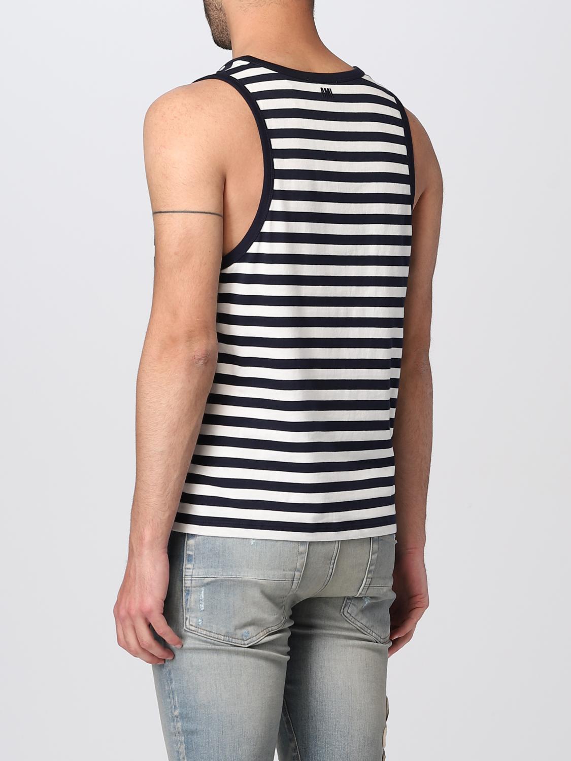 AMI PARIS TANK TOP: Tank top men Ami Paris, Blue - Img 2