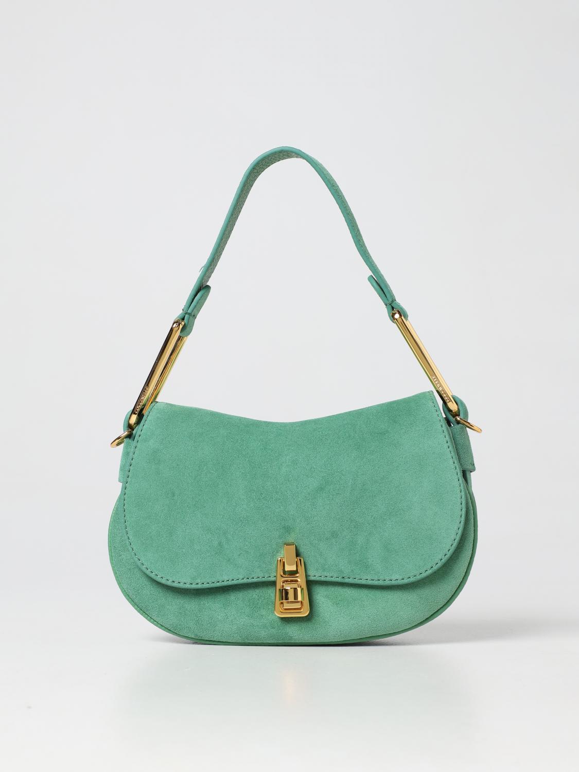 COCCINELLE MINI BAG: Shoulder bag woman Coccinelle, Green - Img 1