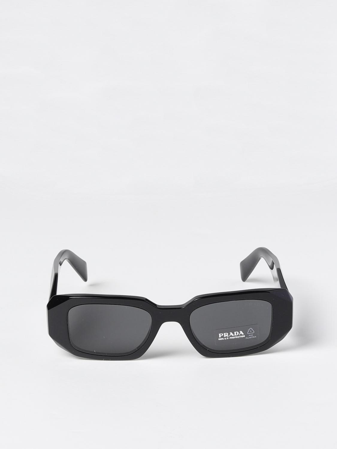 Prada Symbole sunglasses in acetate - Black | SPR 17W | GIGLIO.COM