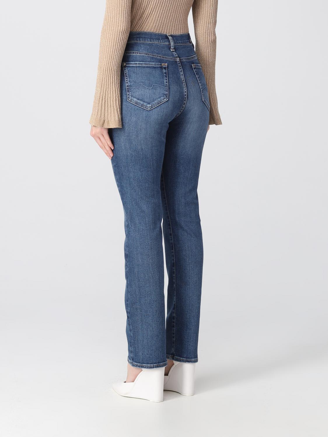 7 FOR ALL MANKIND VAQUEROS: Vaquero mujer 7 For All Mankind, Azul Oscuro - Img 2