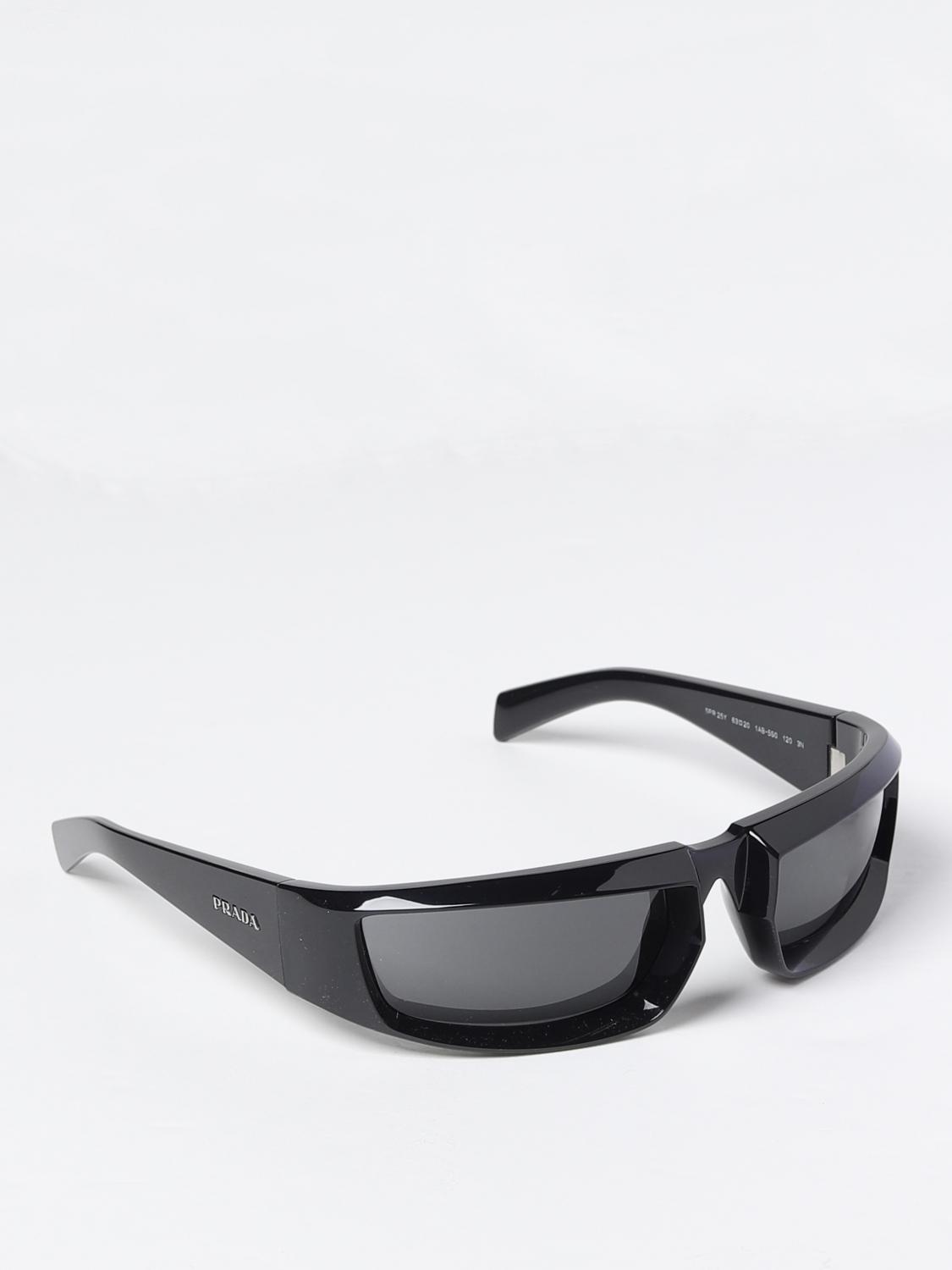 Prada Runway sunglasses in acetate and logo lettering on the