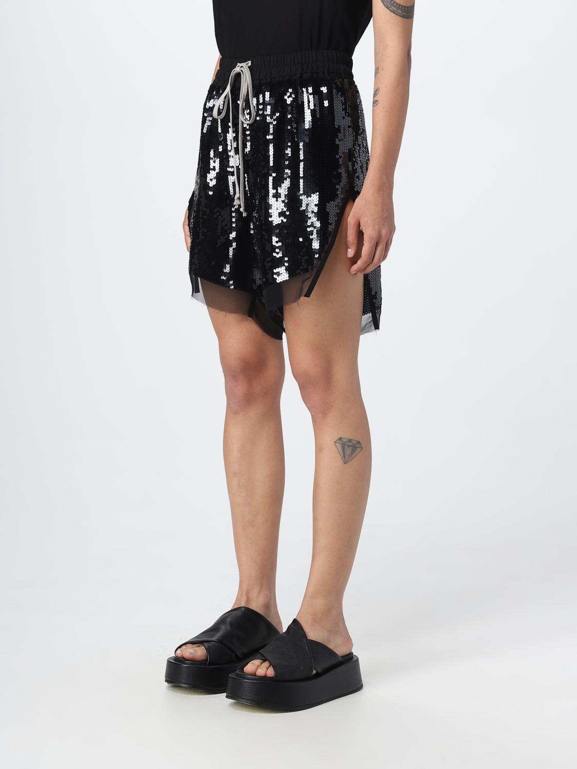 RICK OWENS SHORTS: Shorts damen Rick Owens, Schwarz - Img 4