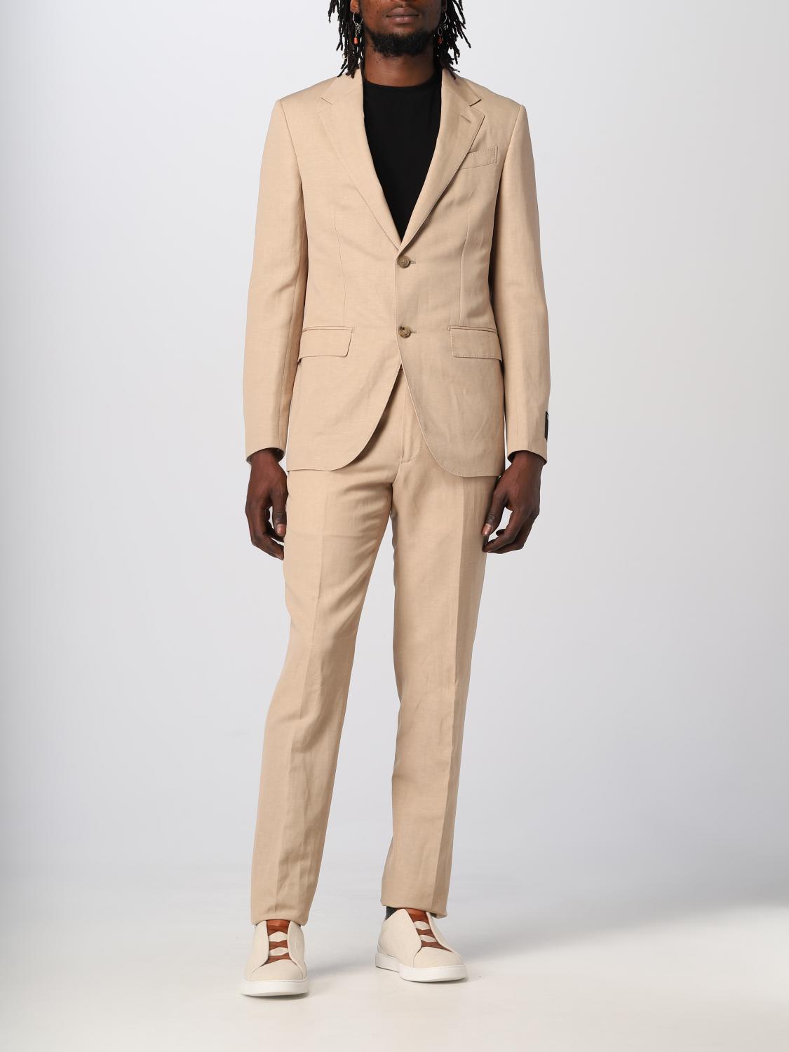 ZEGNA SUIT: Suit men Zegna, Blush Pink - Img 2