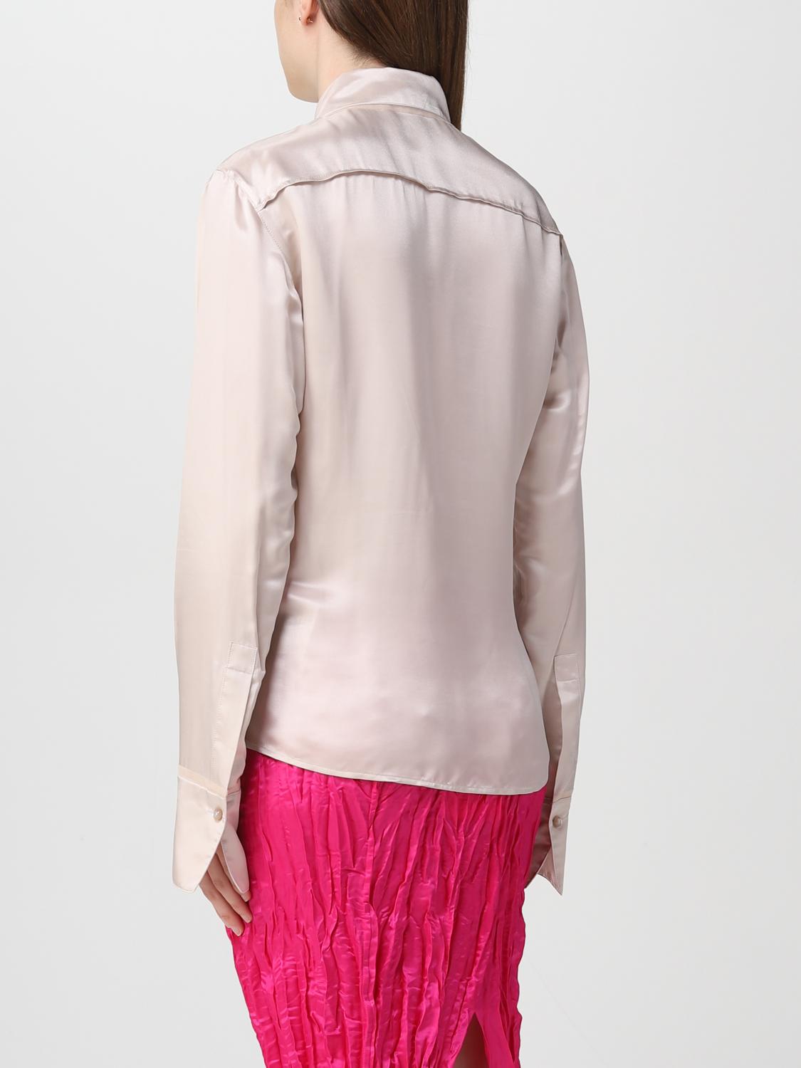 ACNE STUDIOS HEMDBLUSE: Hemdbluse damen Acne Studios, Beige - Img 3