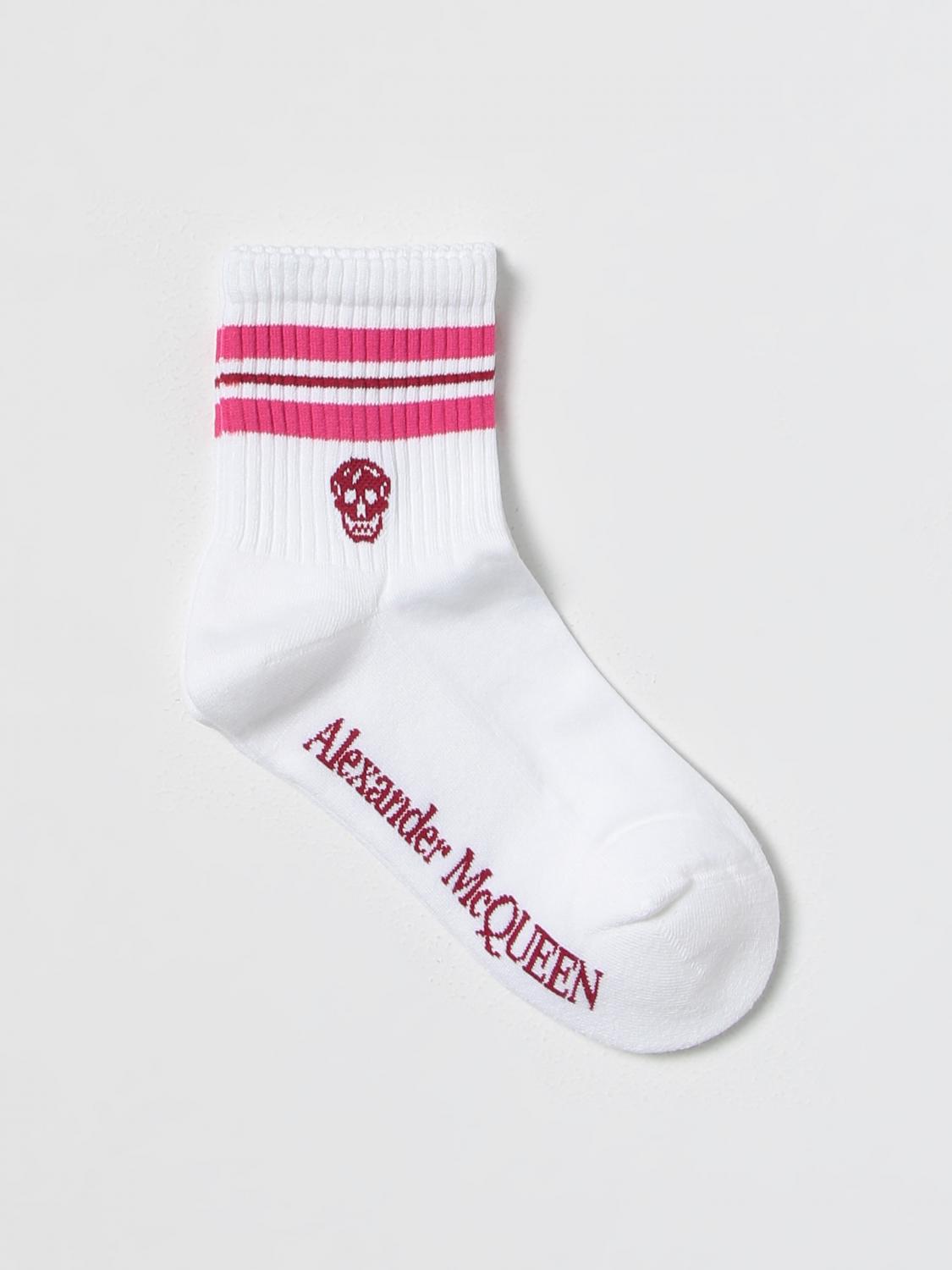 MCQUEEN CALZE: Calze McQueen in cotone, Bianco - Img 1
