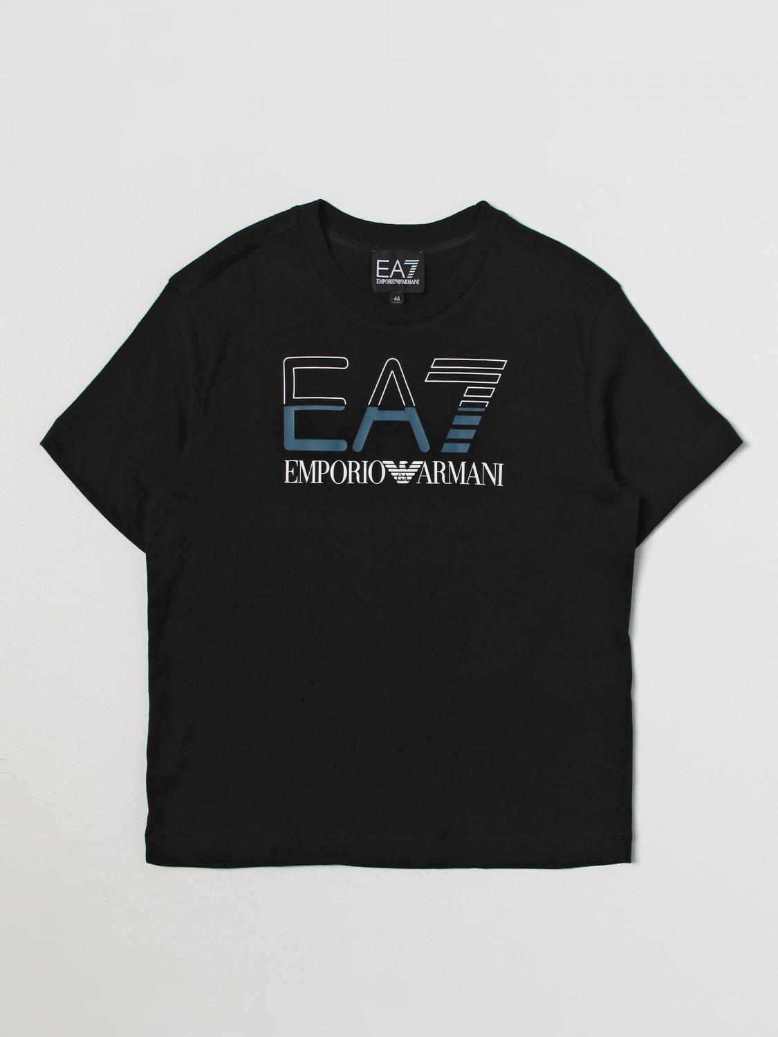 EA7 CAMISETA: Camiseta niños Ea7, Negro - Img 1