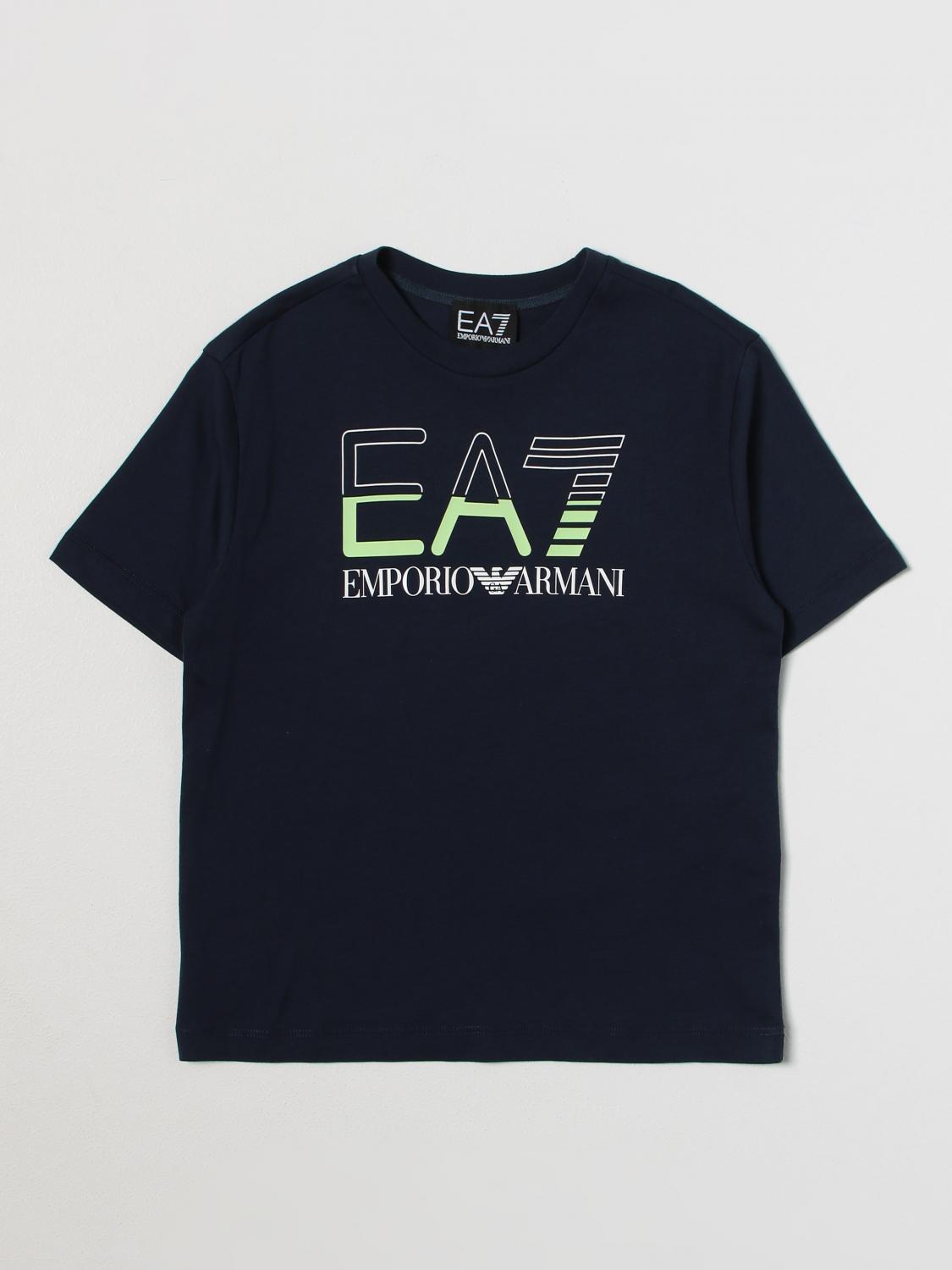 EA7 CAMISETA: Camiseta niños Ea7, Azul Marino - Img 1