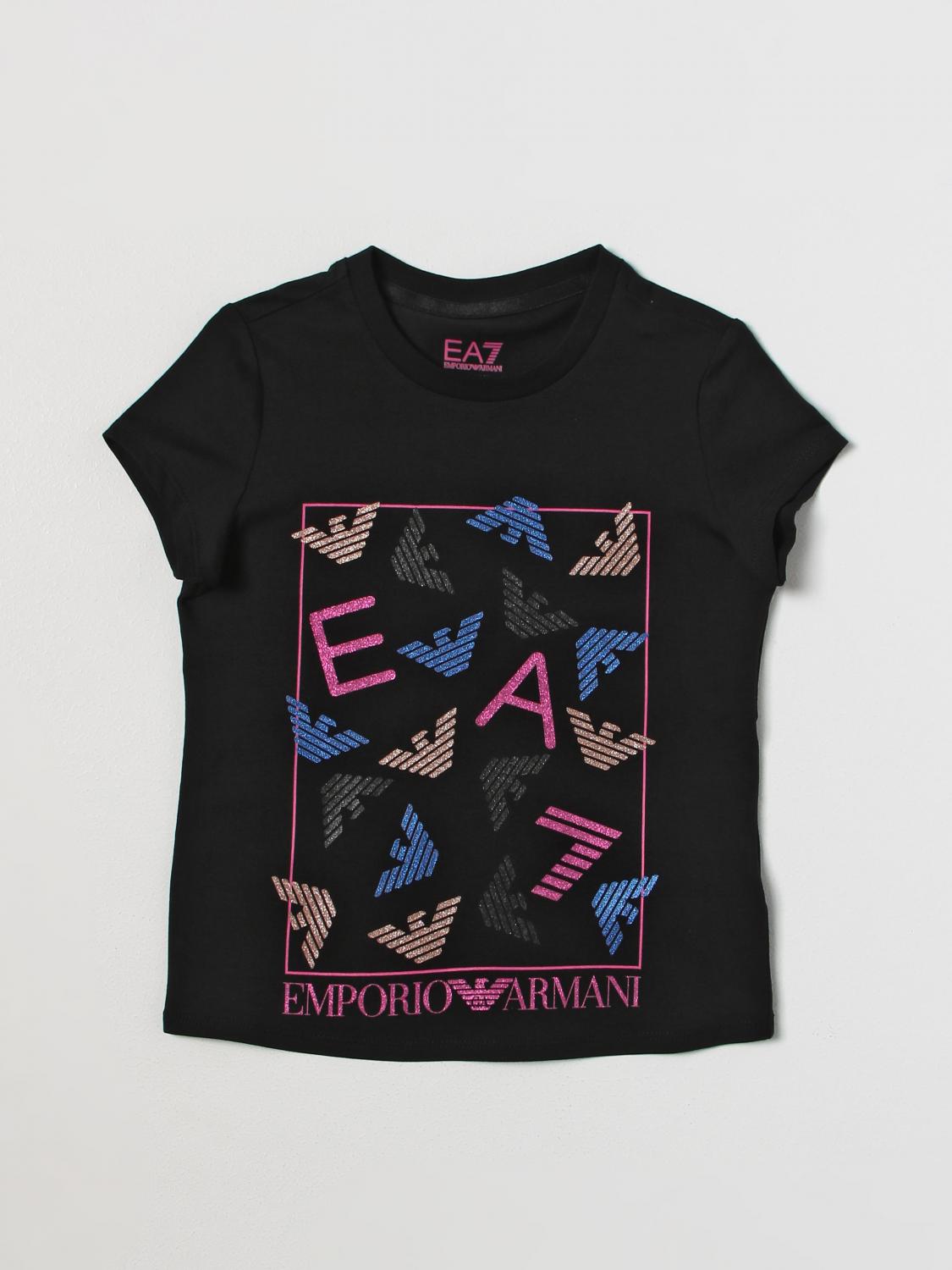 EA7 CAMISETA: Camisetas niños Ea7, Negro - Img 1