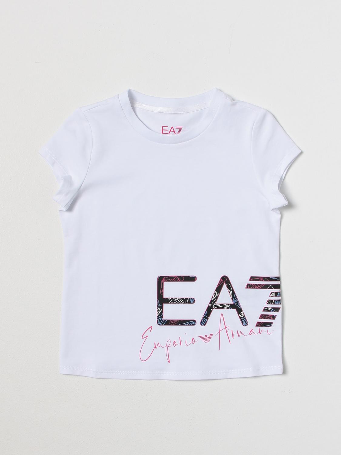 EA7 T-SHIRT: T-shirt kinder Ea7, Weiss 1 - Img 1