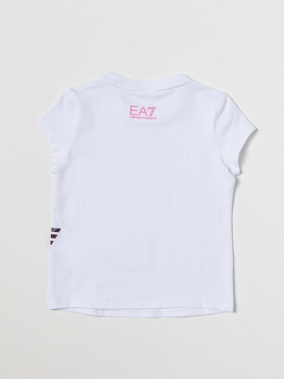 EA7 T-SHIRT: T-shirt kinder Ea7, Weiss 1 - Img 2