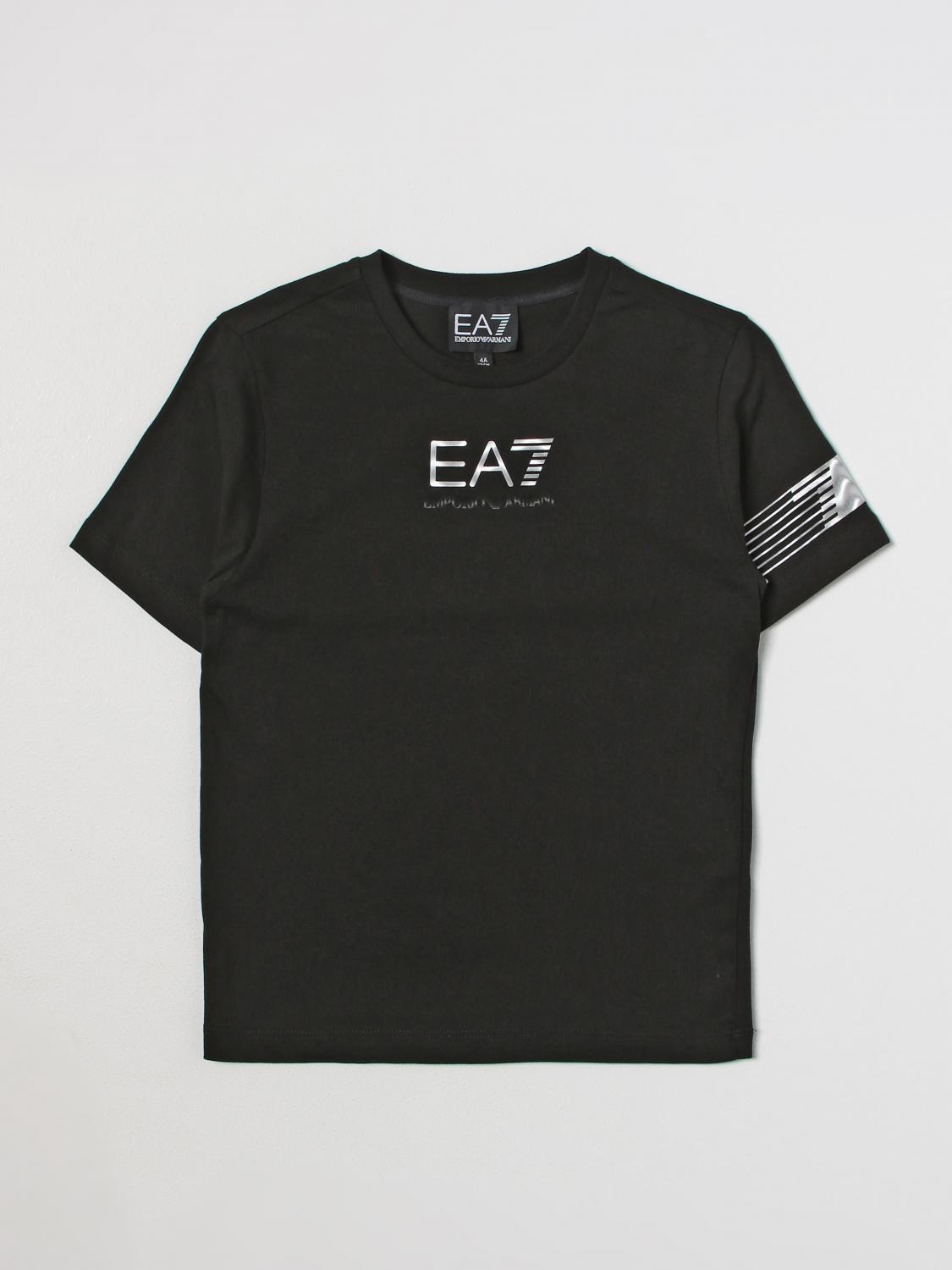 EA7 CAMISETA: Camiseta niños Ea7, Negro - Img 1