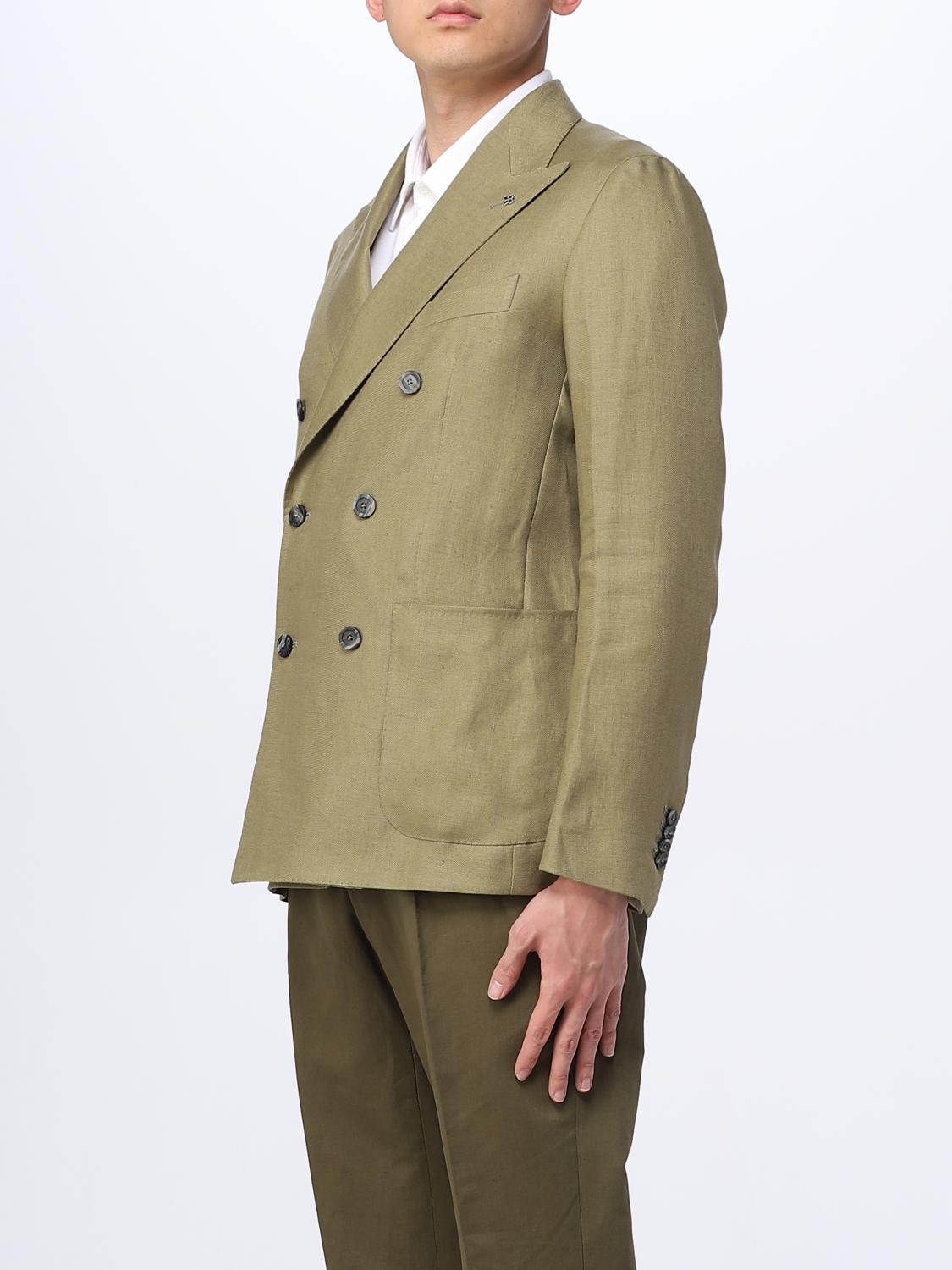 TAGLIATORE: Jacket men - Green | Tagliatore blazer 1SMC20K340021U