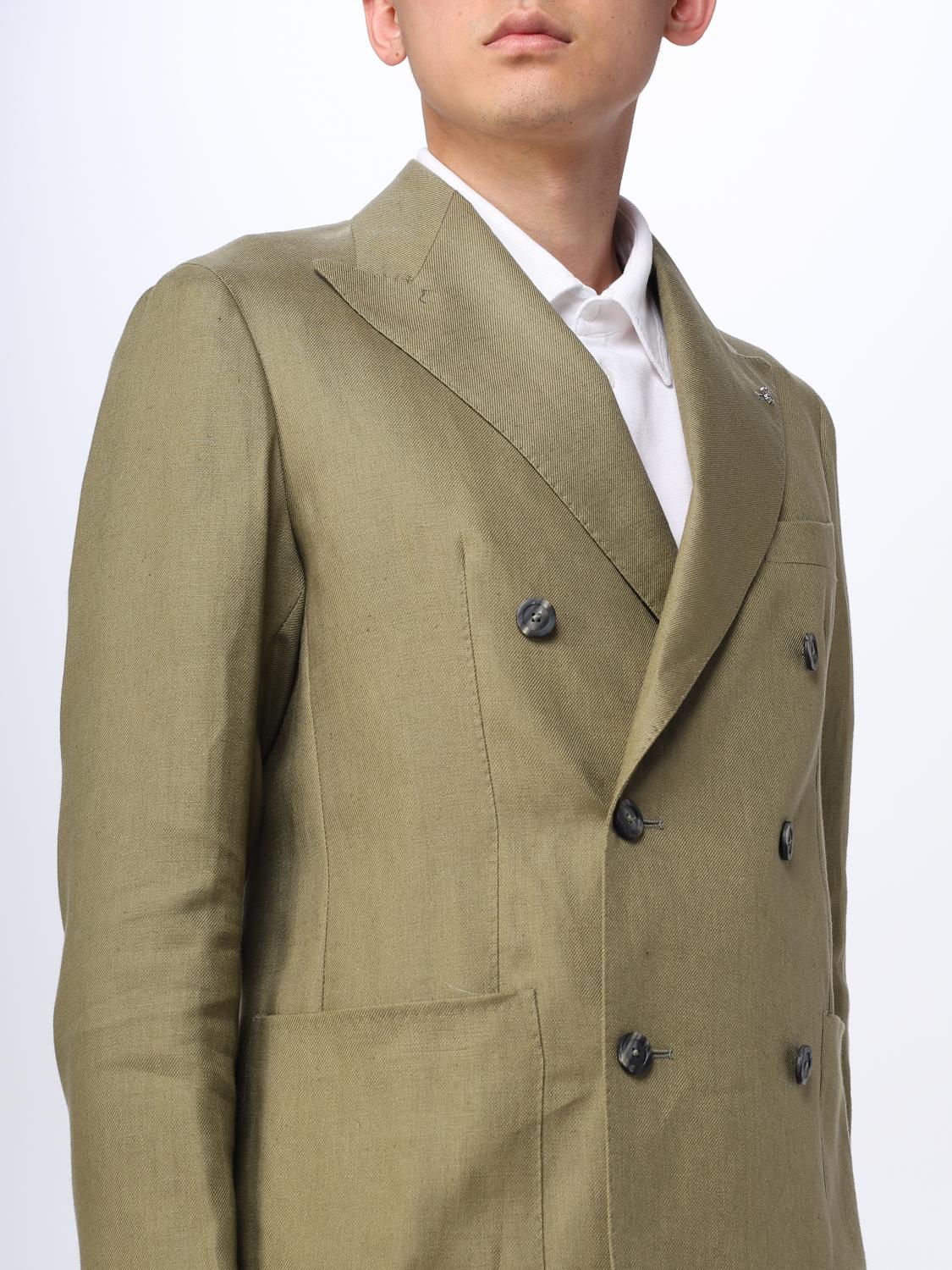 TAGLIATORE: Jacket men - Green | Tagliatore blazer 1SMC20K340021U