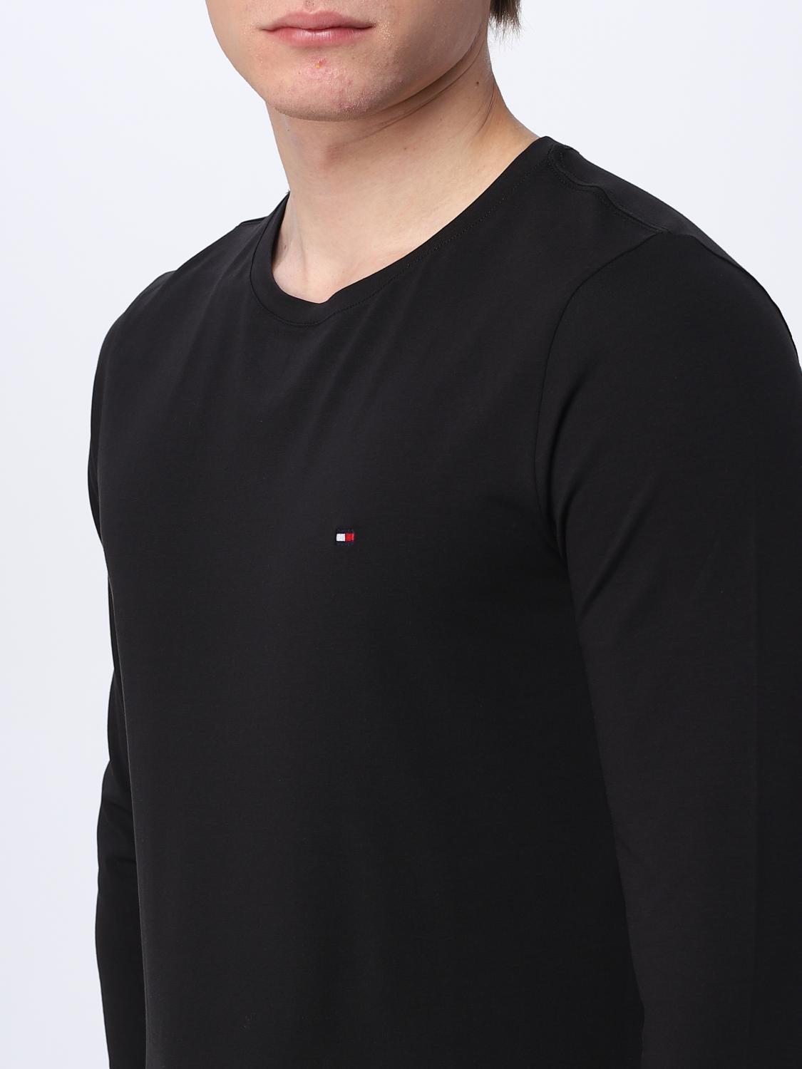 Tommy Hilfiger maglia dolcevita in cotone nero