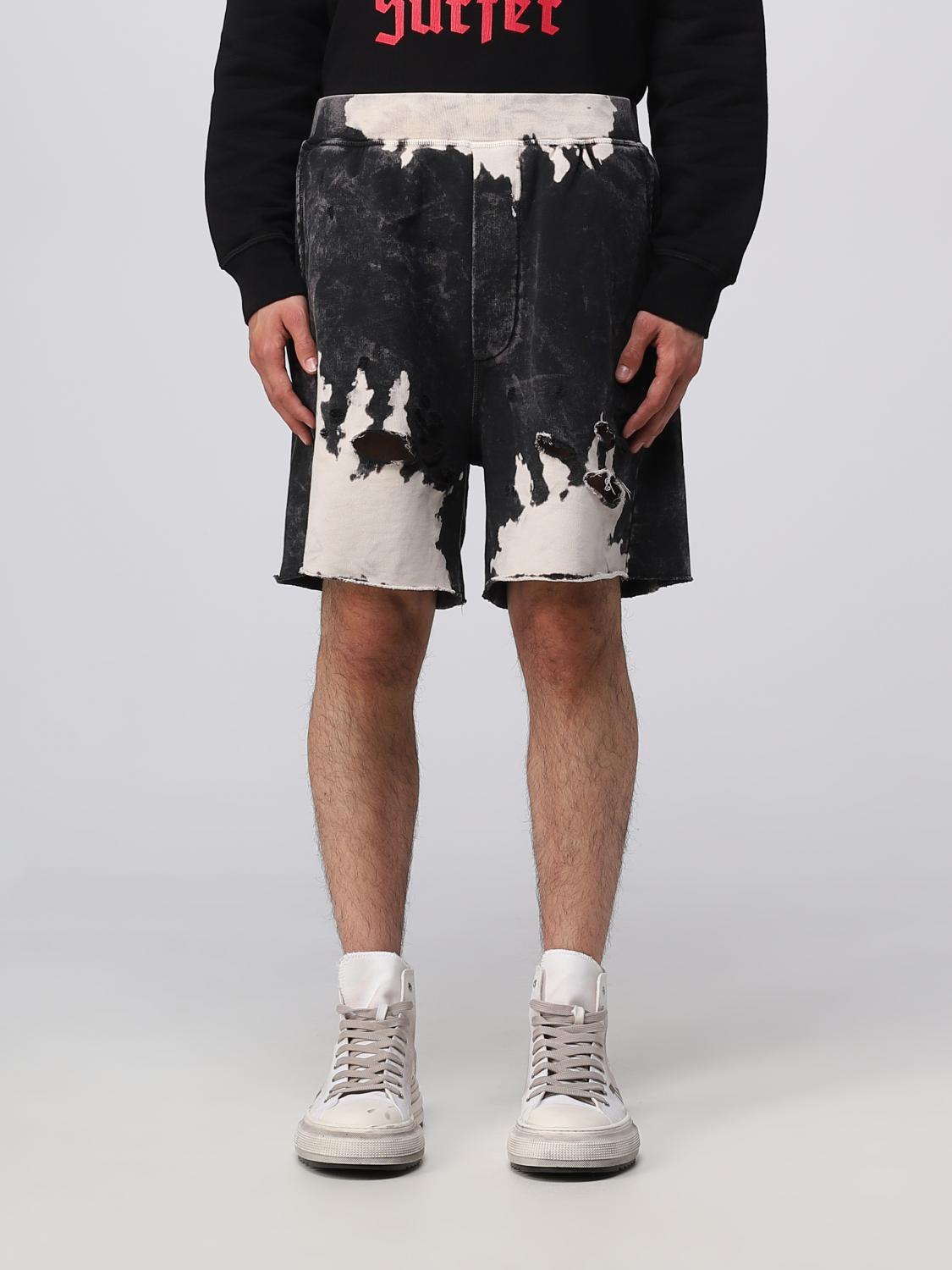 DSQUARED2 SHORTS: Dsquared2 shorts in cotton, Black - Img 1