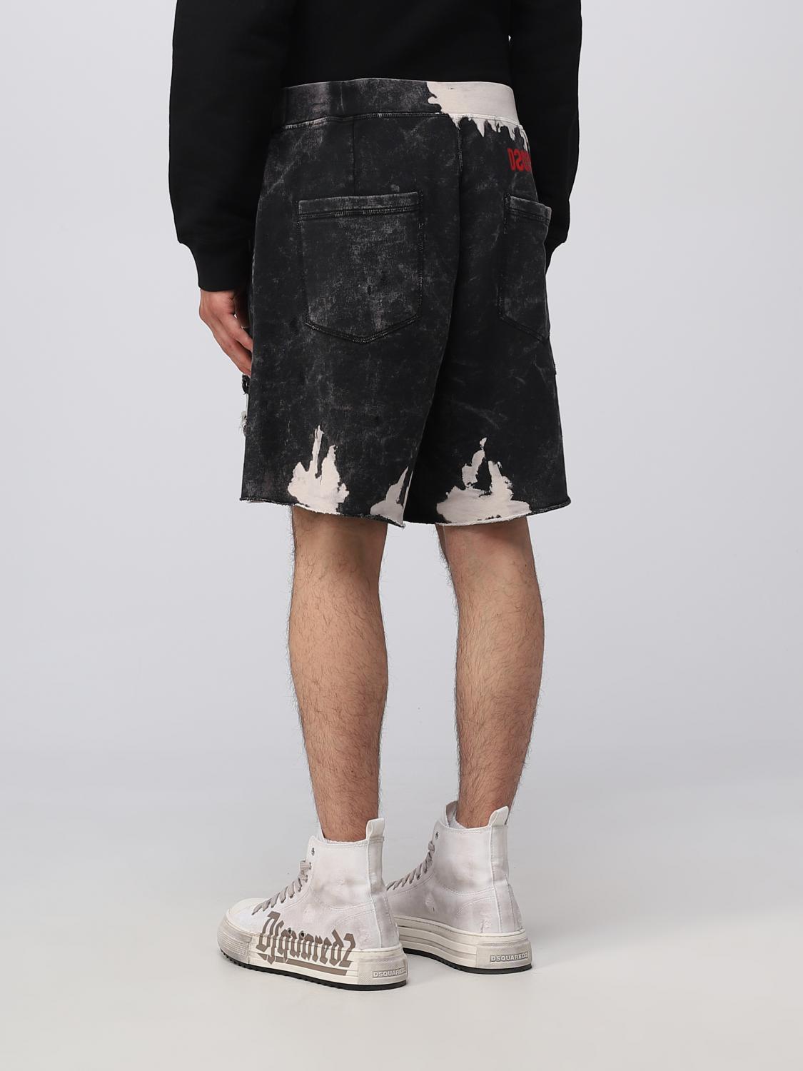 DSQUARED2 SHORTS: Dsquared2 shorts in cotton, Black - Img 3